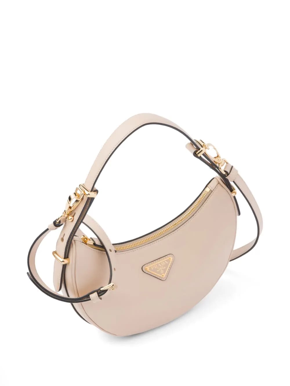 Arqué leather shoulder bag