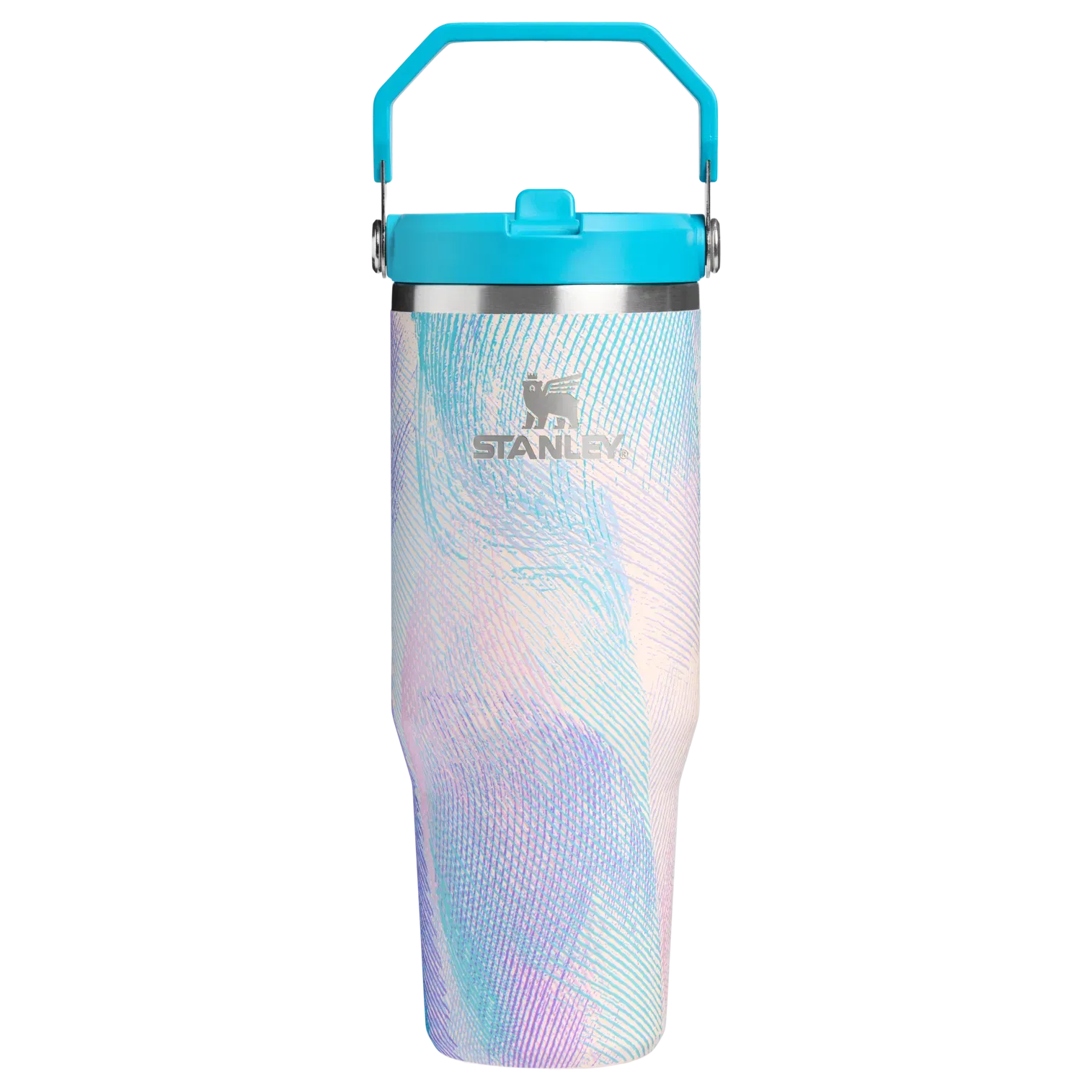 The IceFlow Flip Straw Tumbler | 30 OZ Sea Glass Plume