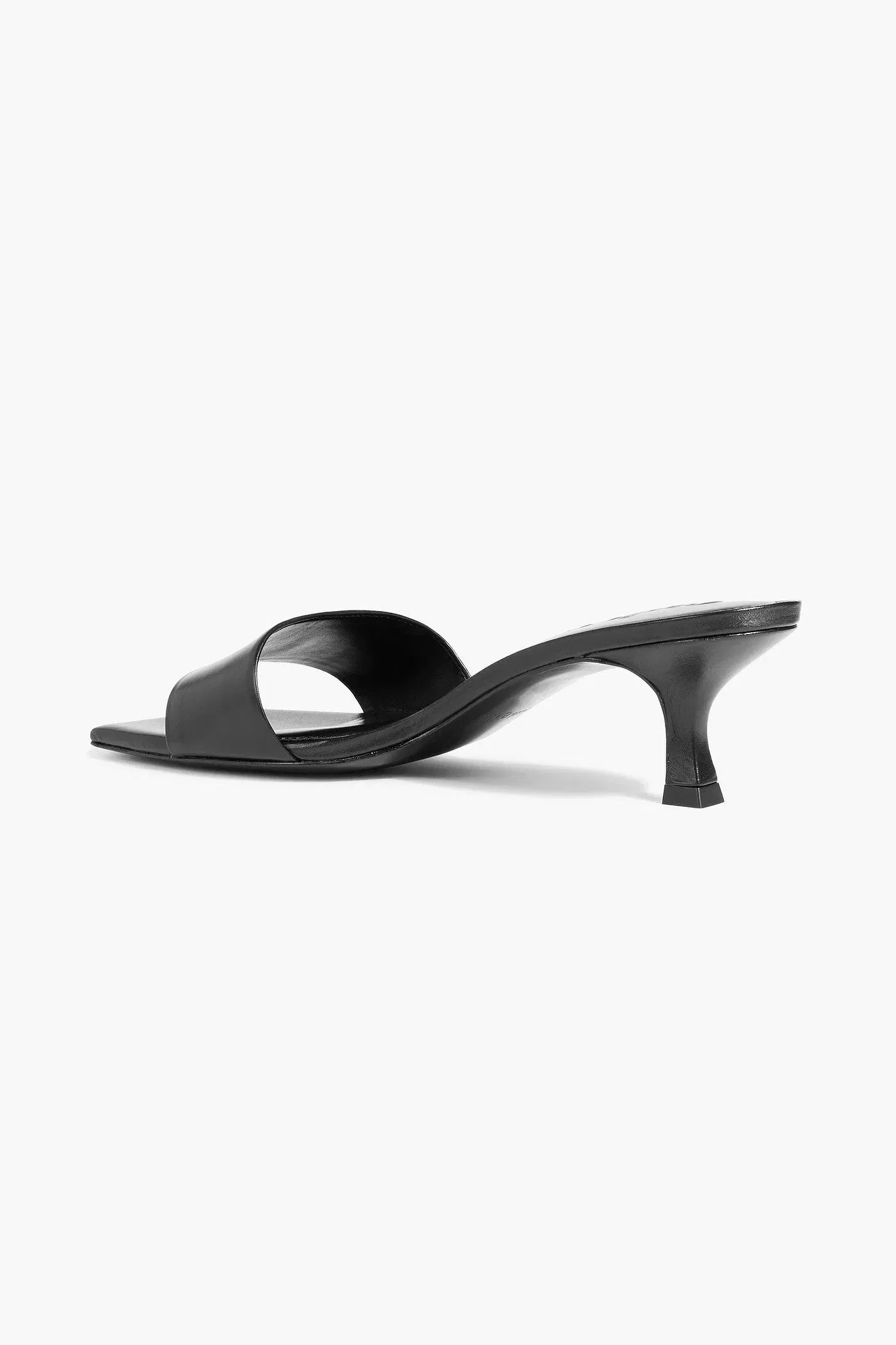 Cult Gaia Ada Leather Mules Black Women's