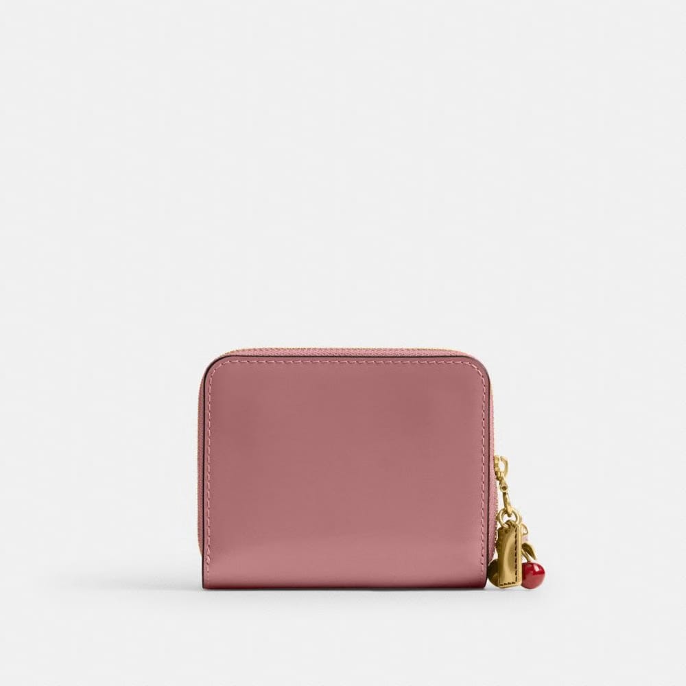 Coach Essential Billfold Wallet With Charms Brass Peony