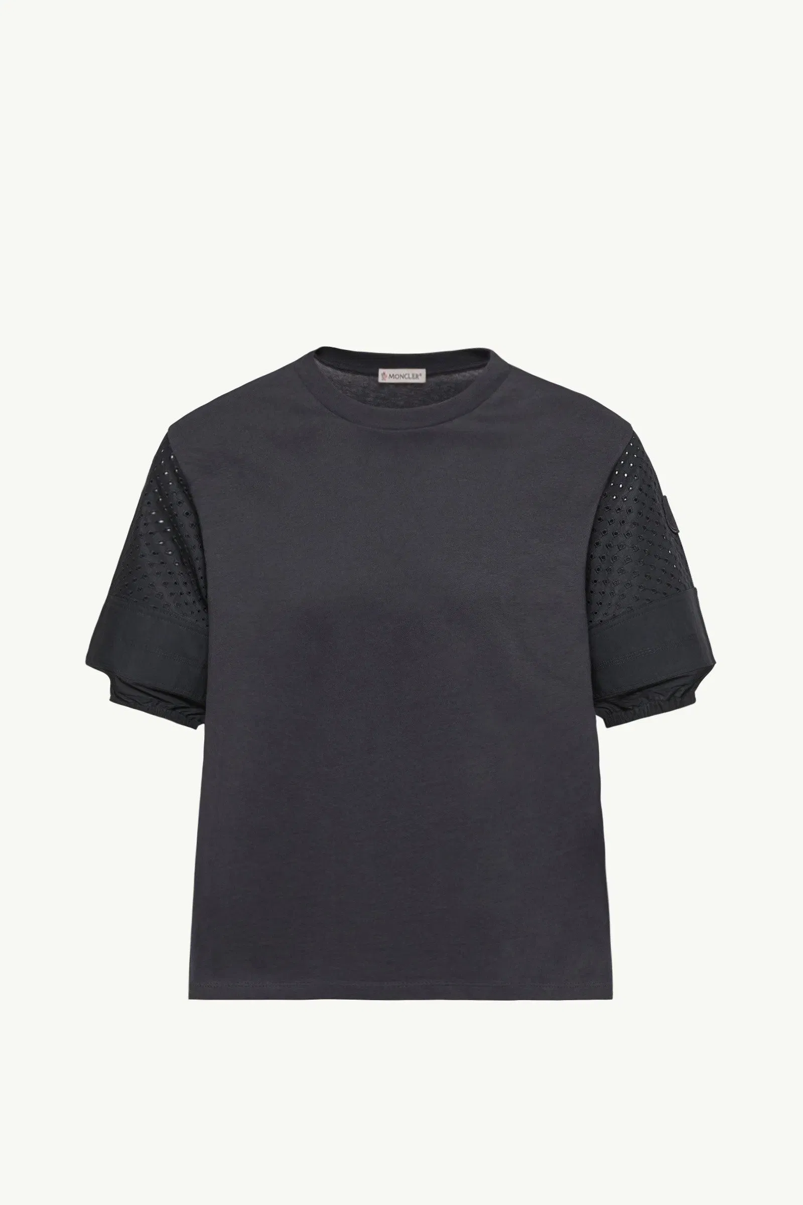 Moncler Cotton Jersey San Gallo T-Shirt Navy Blue Navy Blue