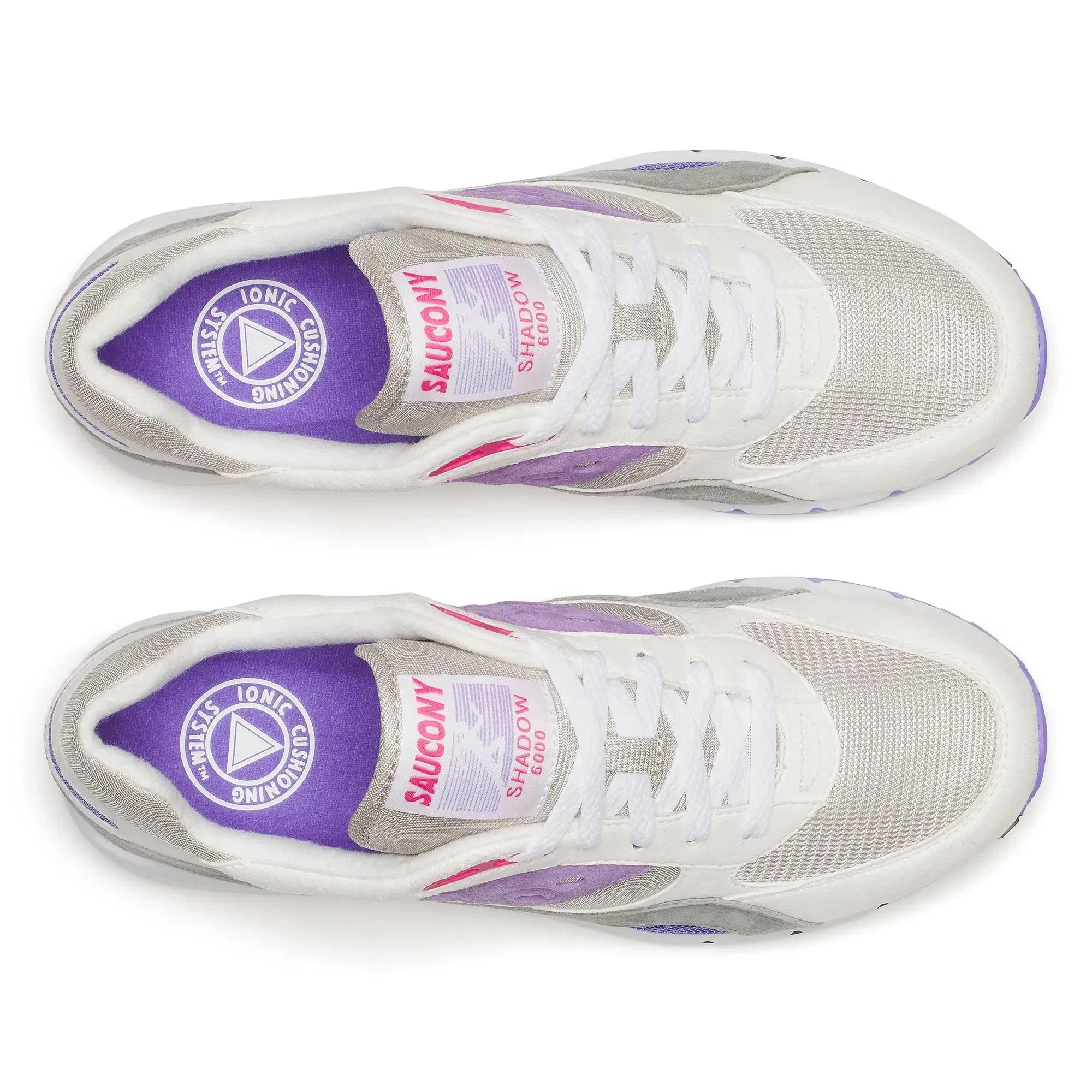 Saucony Shadow 6000 White | Grey | Purple