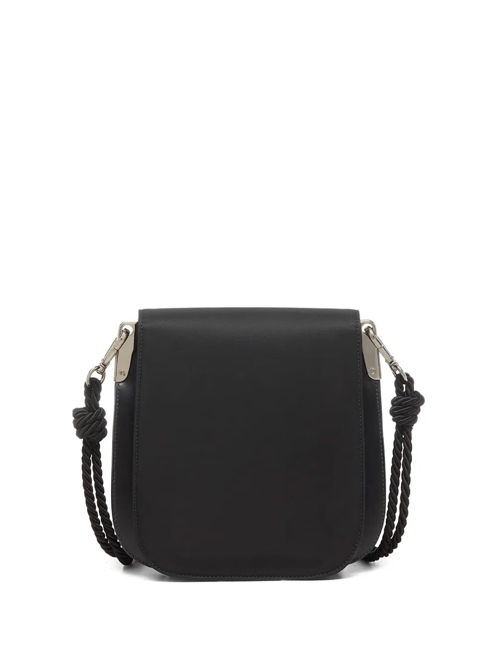 embroidered logo shoulder bag