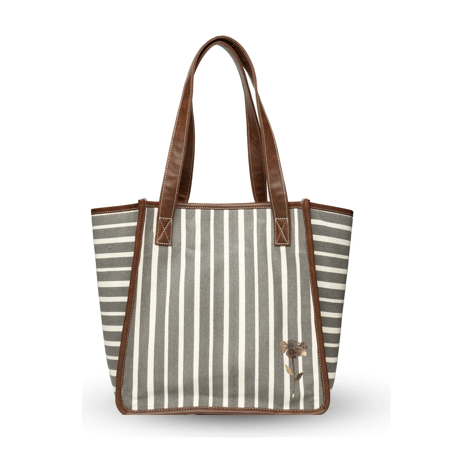Retro Stripe Ladies Work Tote