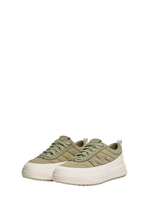 Moncler Moncler Altive Nubuck & Suede Sneakers Sage Green