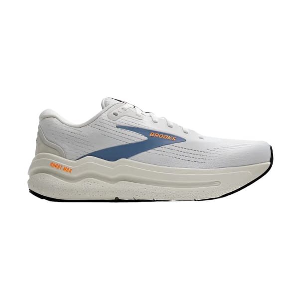 Brooks Ghost Max 2 White WinterSky Orange