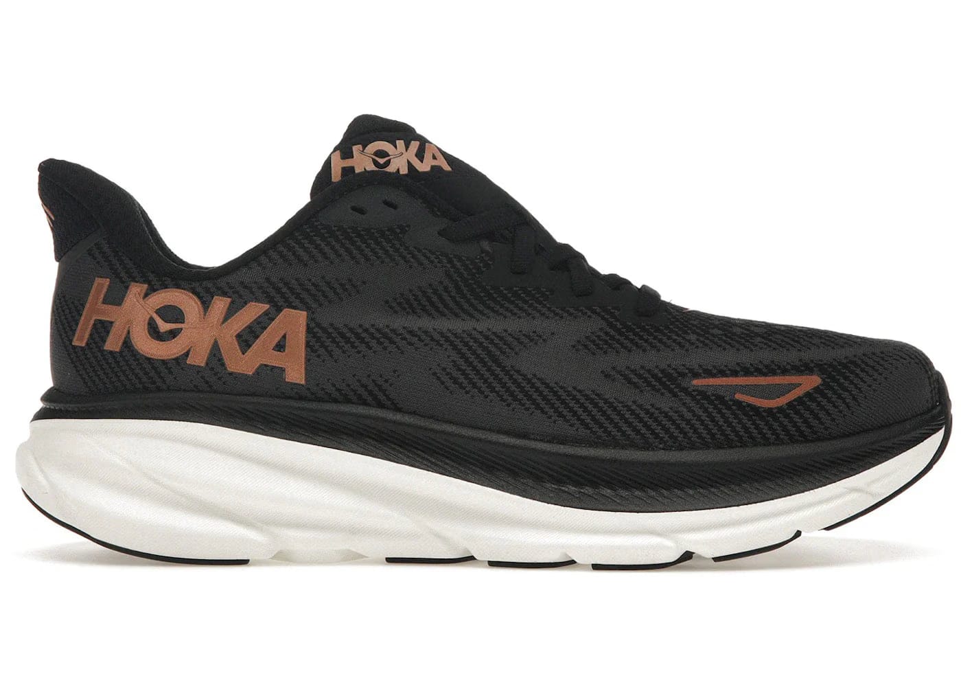 Hoka One One Clifton 9 Black Copper Womens