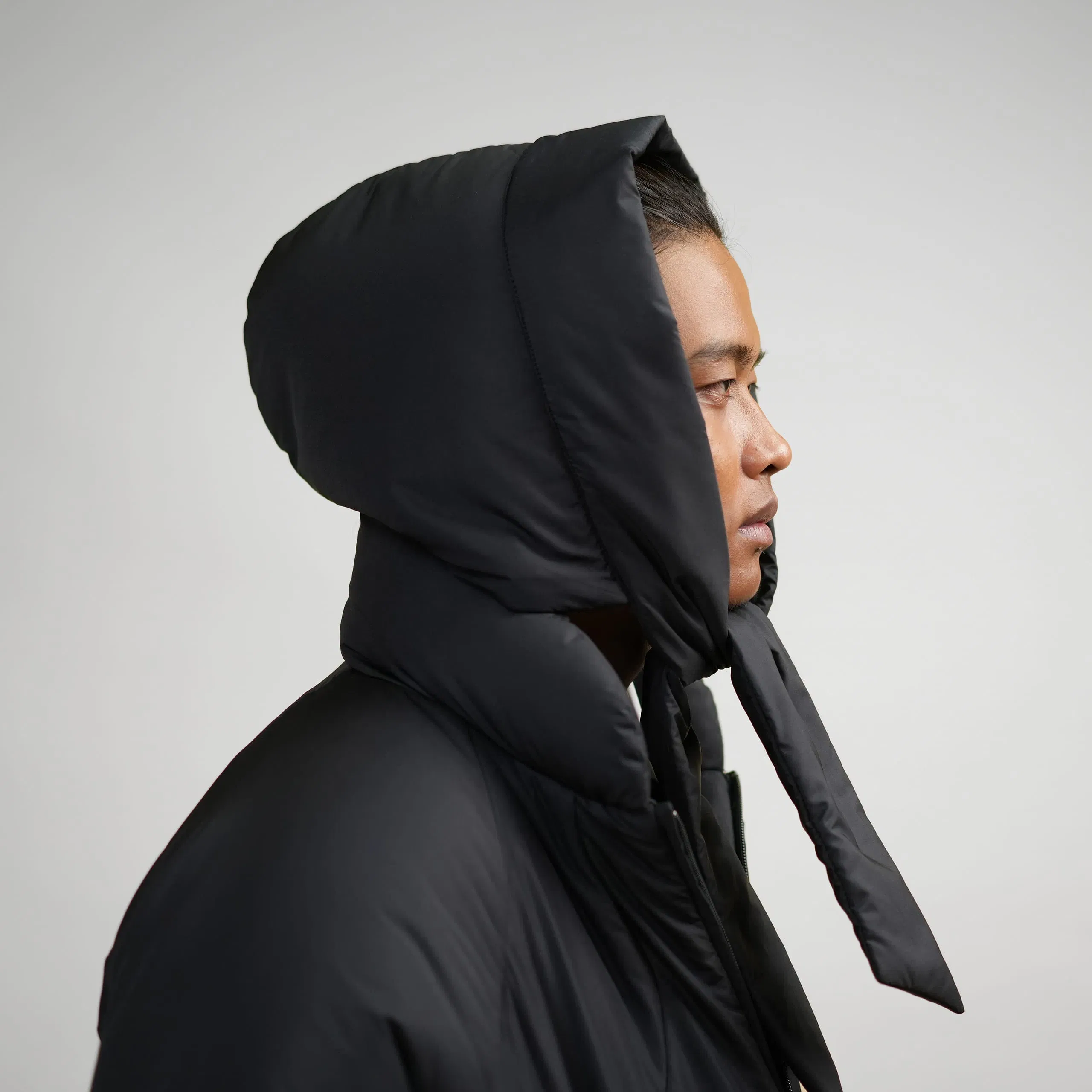 Puffy Babushka (Matte Black)