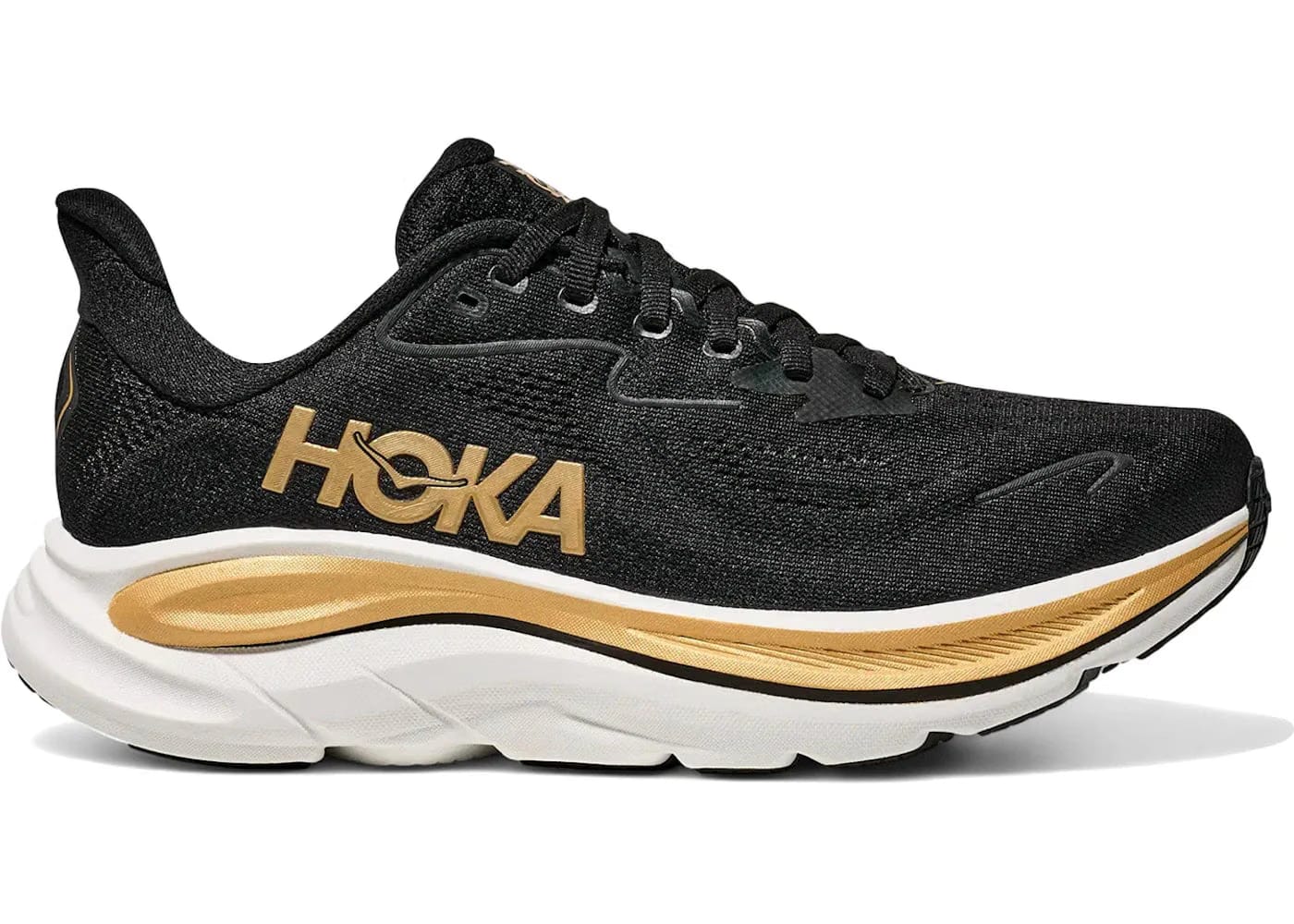 Hoka One One Clifton 10 Black Gold Womens