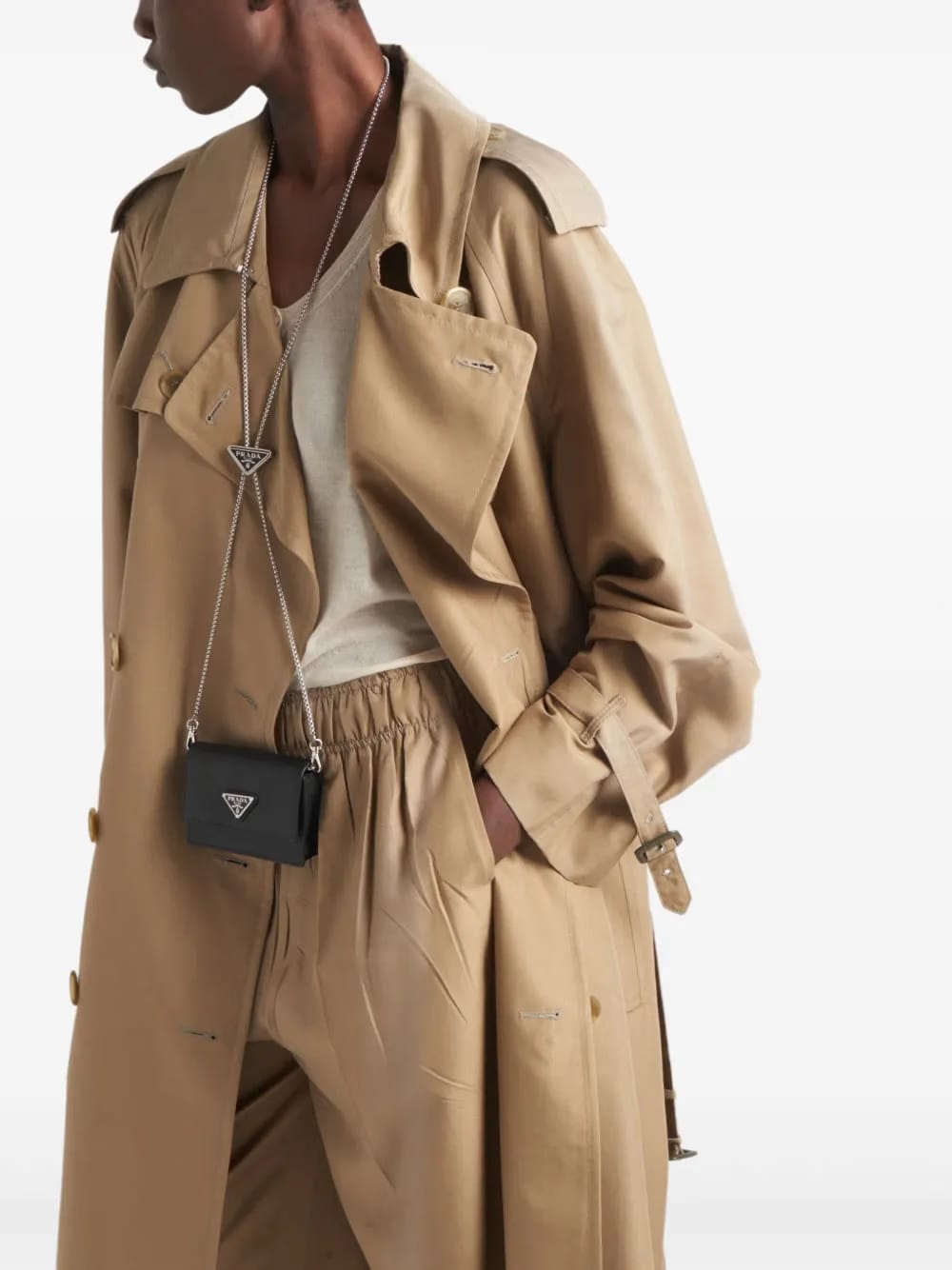 Saffiano leather mini bag