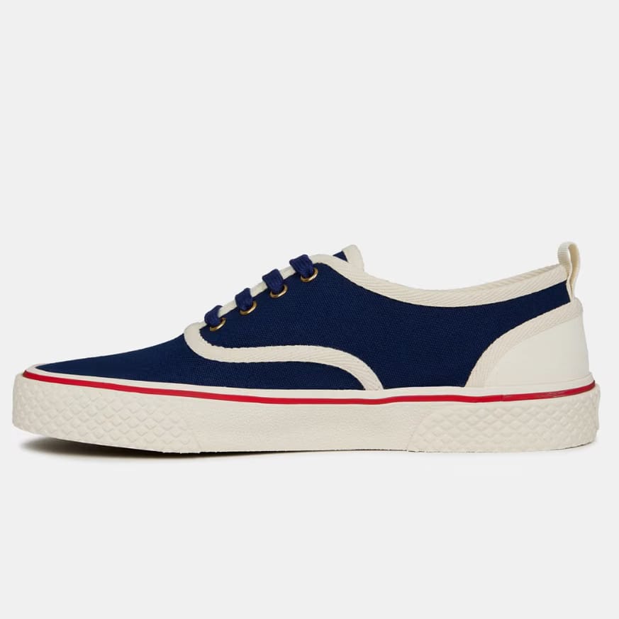 VALENTINO GARAVANI Canvas Trainers 'Indigo/Ivory'