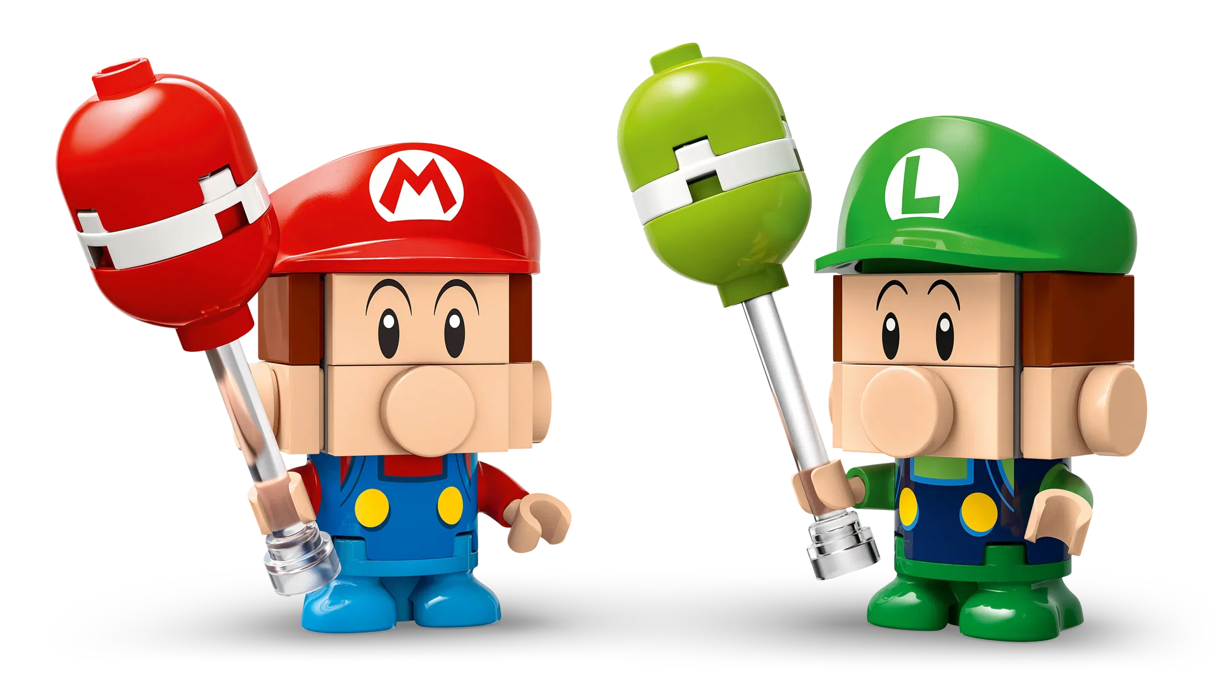 Lego Mario Kart Baby Mario vs Baby Luigi