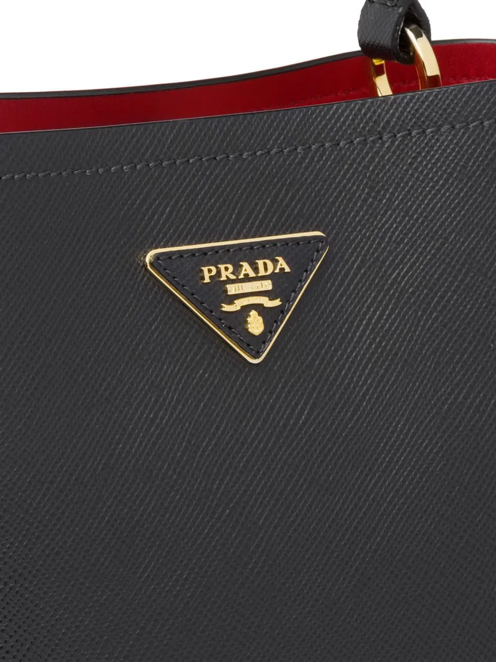 Panier leather tote bag