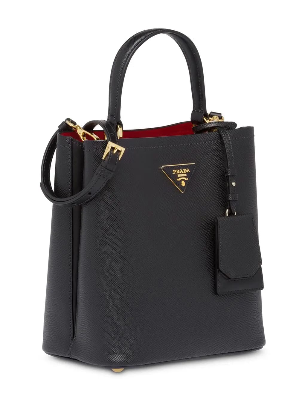 Panier leather tote bag
