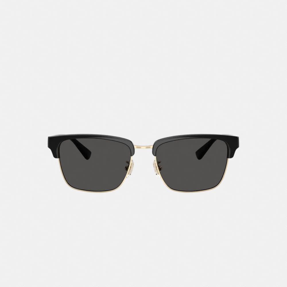 Coach Coach Script Square Sunglasses Black
