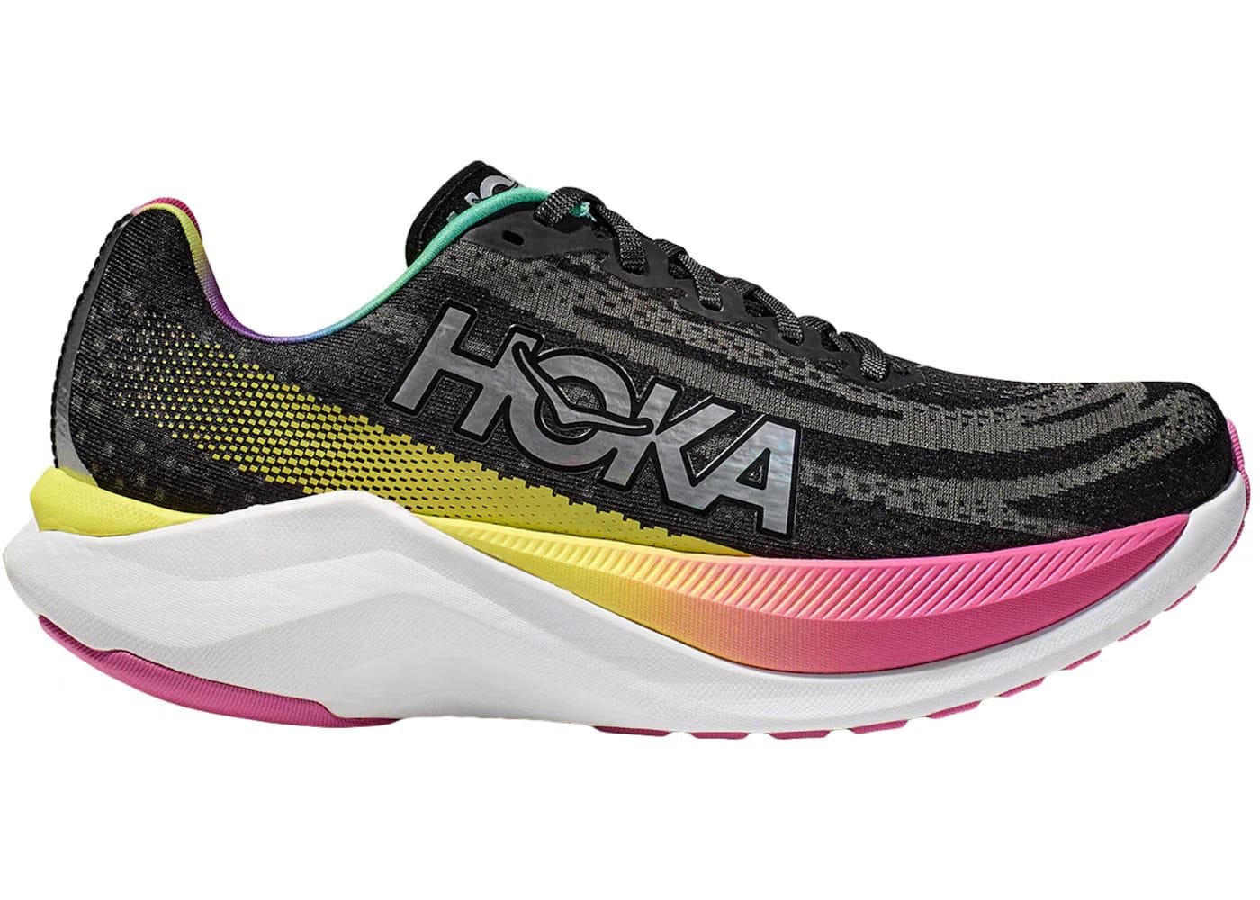 Hoka One One Mach X Black Silver Multi-Color Womens
