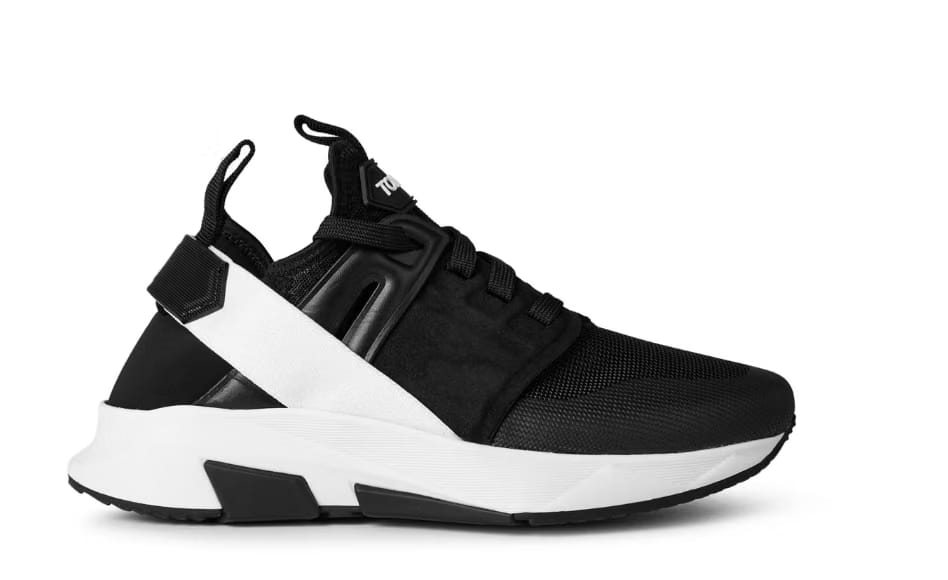 TOM FORD Men's Chunky Trainers, Chunky Style 'Black/White'