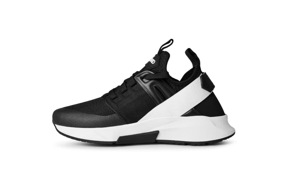 TOM FORD Men's Chunky Trainers, Chunky Style 'Black/White'