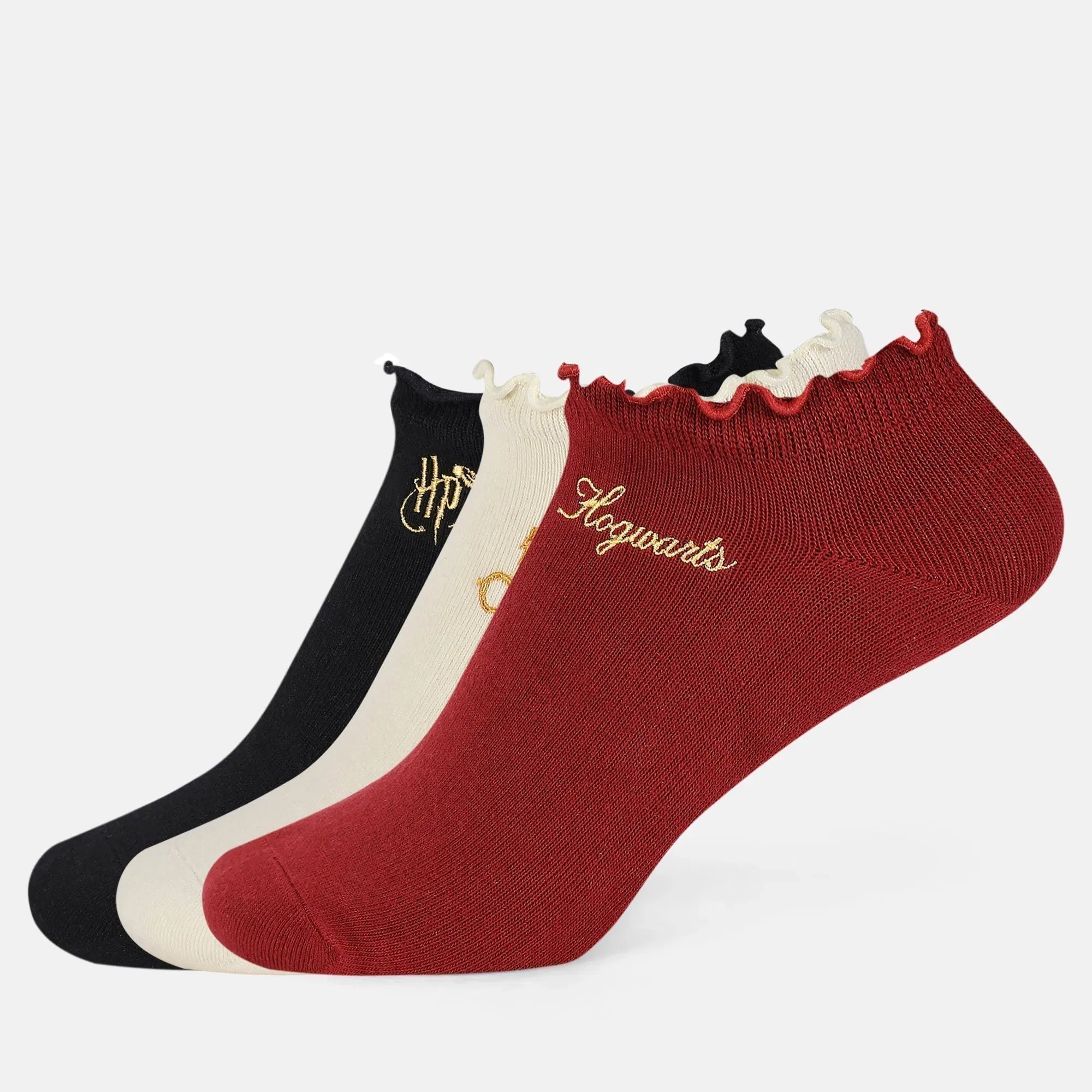 Women’s Harry Potter Themed Frilled Ankle Socks