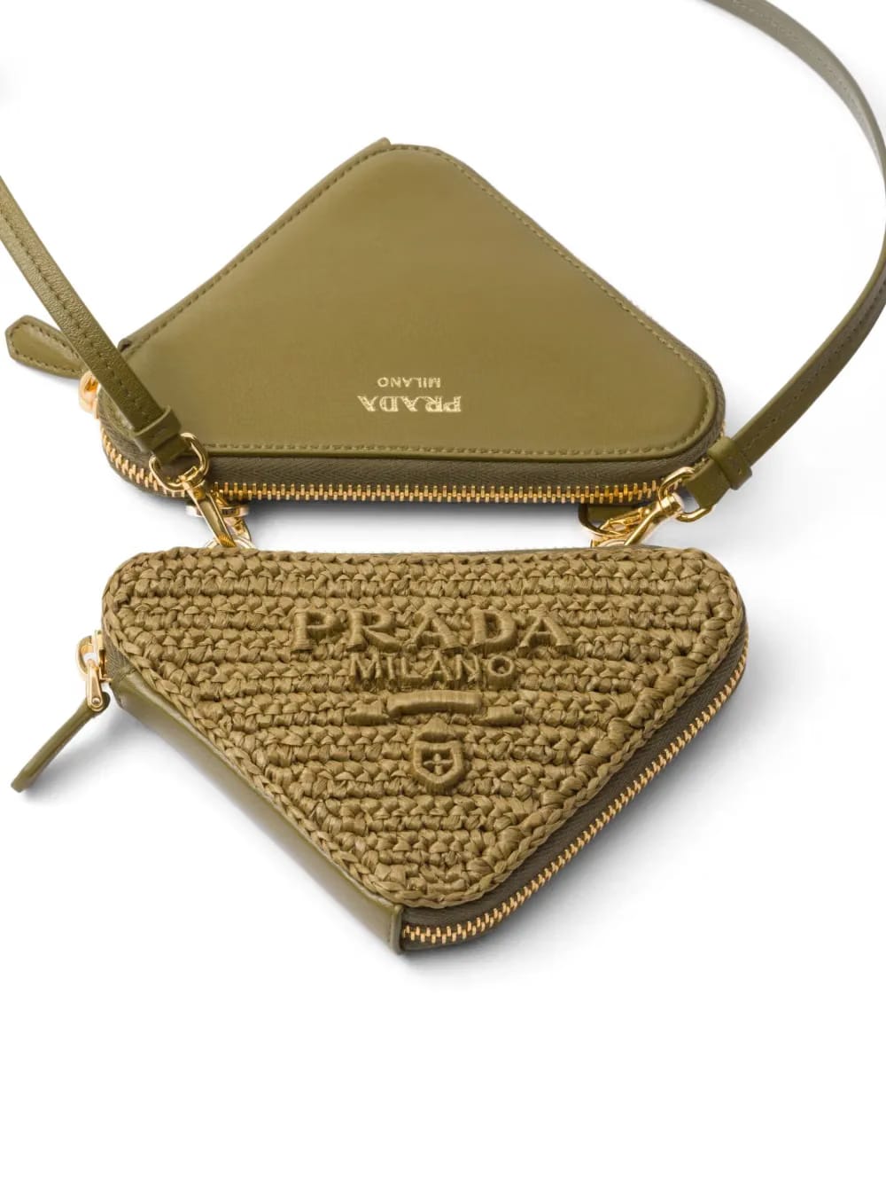 Woven fabric mini-pouch