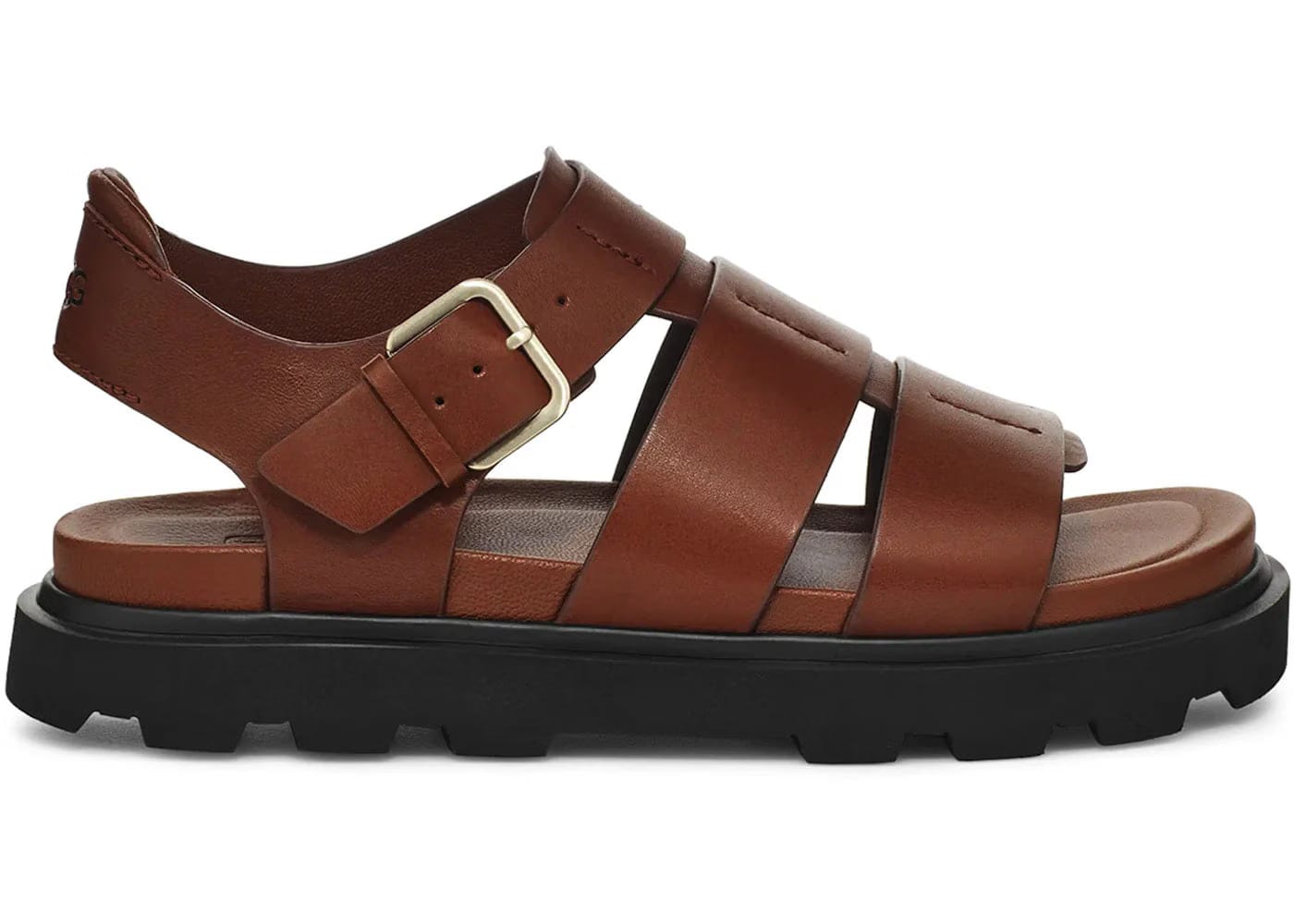 Ugg Capitelle Strap Platform Sandal Cognac Womens