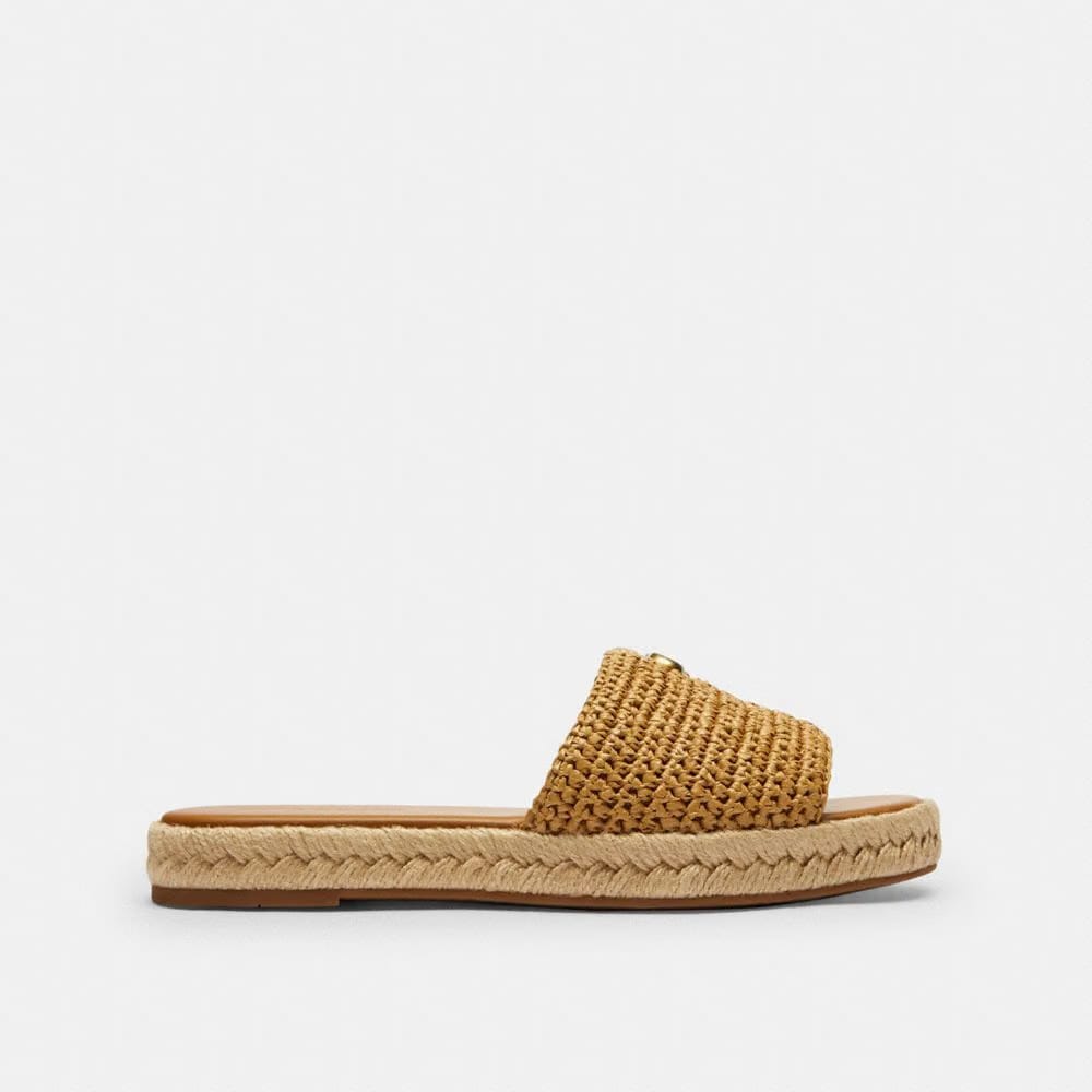 Women's Coach Holly Espadrille Sandal Natural