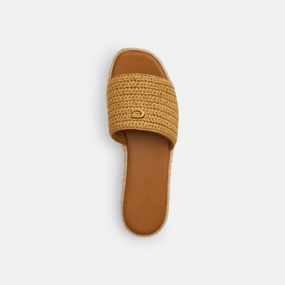 Women's Coach Holly Espadrille Sandal Natural