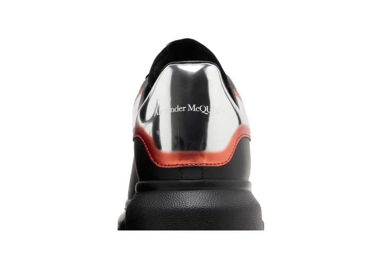 Alexander McQueen Oversized Sneaker Black Silver Welsh Red