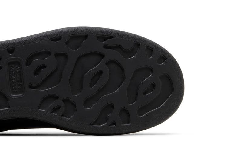 Alexander McQueen Oversized Sneaker Black Silver Welsh Red