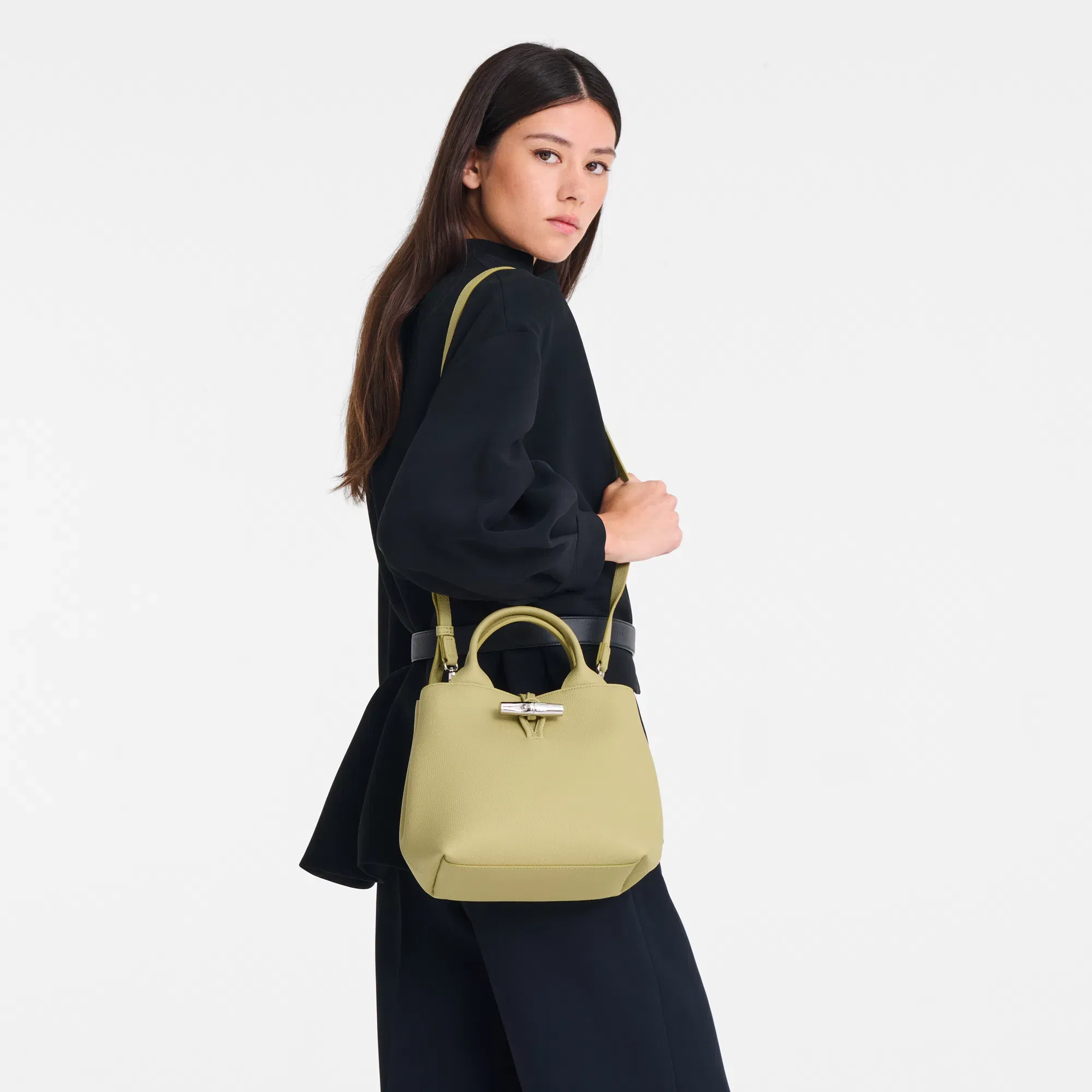 Longchamp Le Roseau S Handbag Pistachio