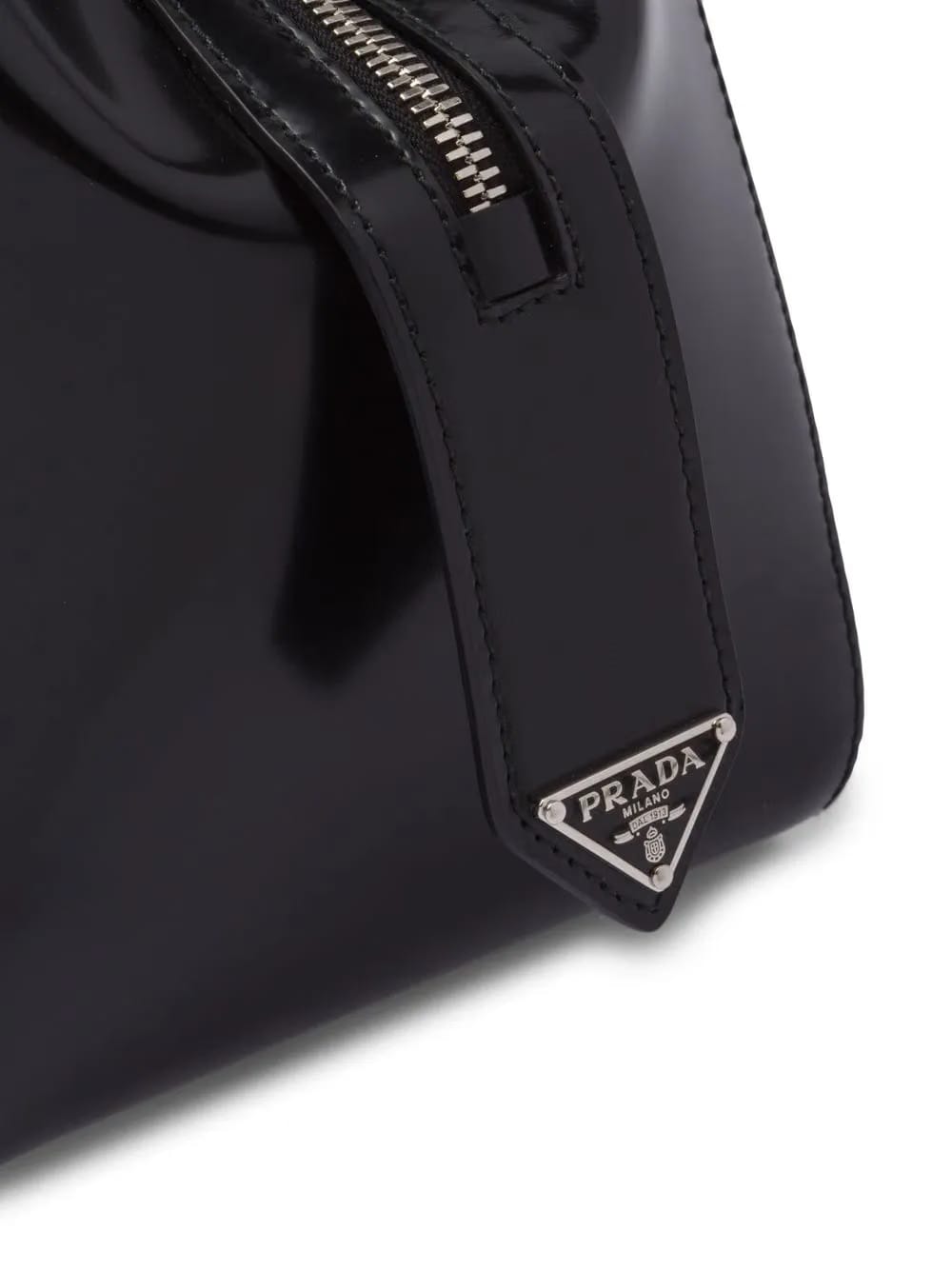 medium brushed-leather tote bag