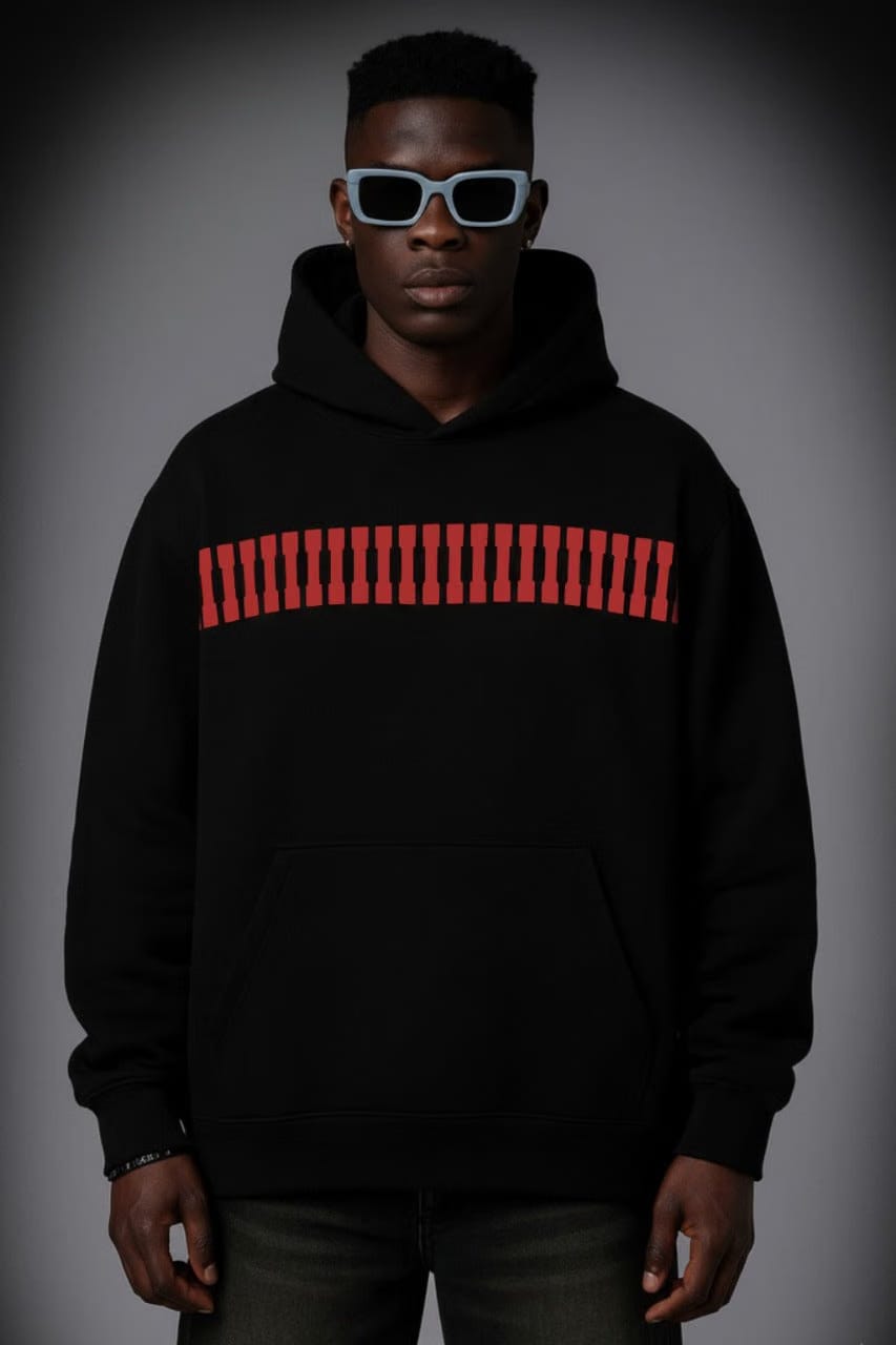 I LOVE YOU THIIIIIIS MUCH Black Hoodie