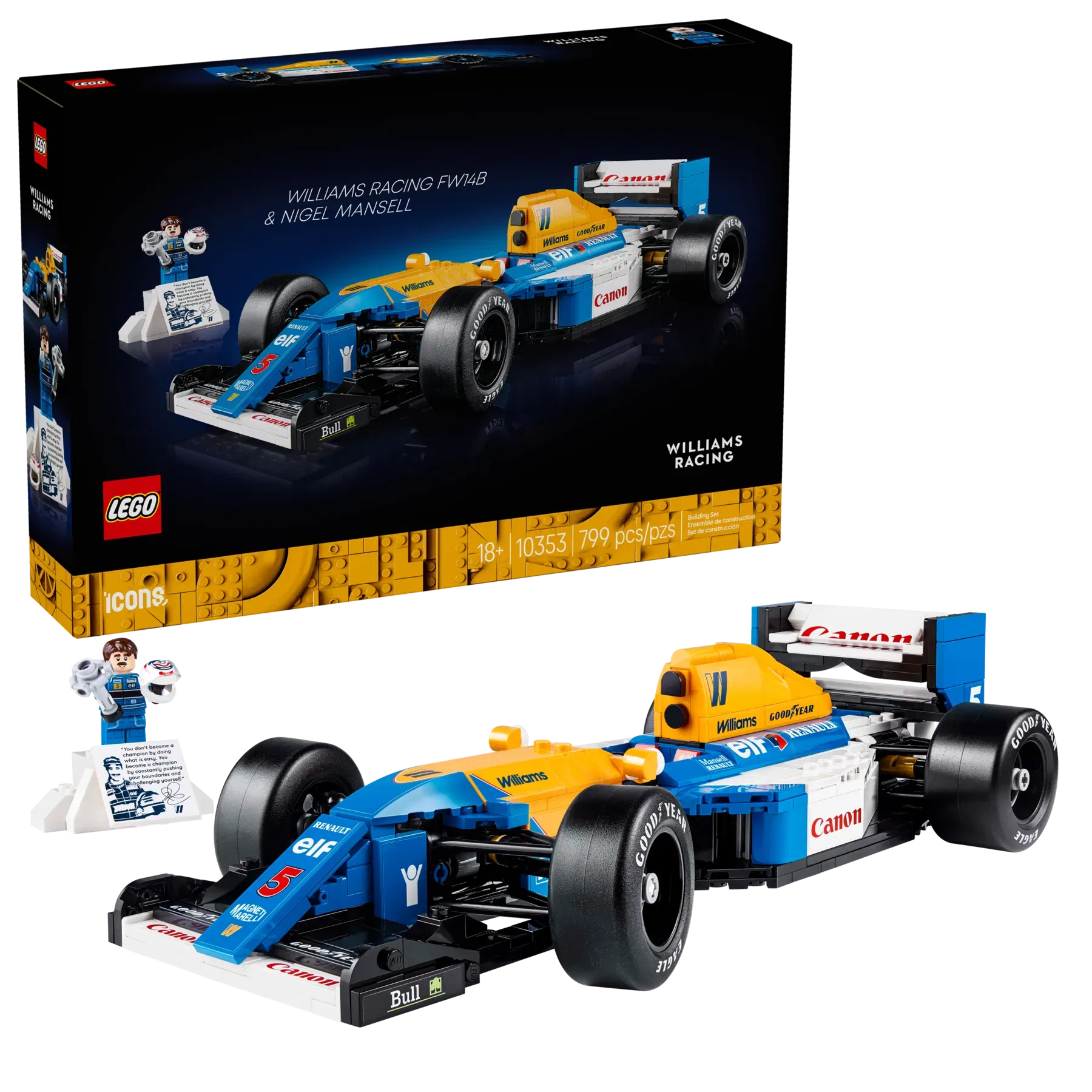 Lego Williams Racing FW14B Nigel Mansell