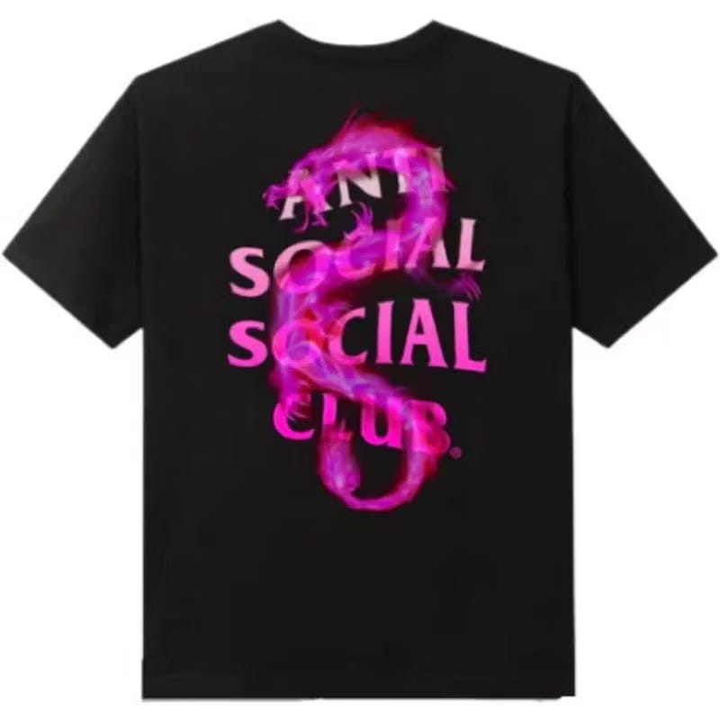 Anti Social Social Club Summer In Minsk T-shirt Black