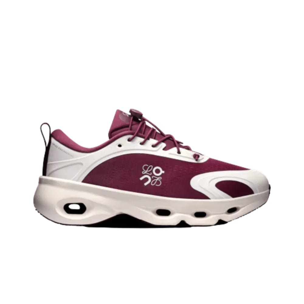 ON Running Cloudsolo Loewe BURGUNDY EGSHELL