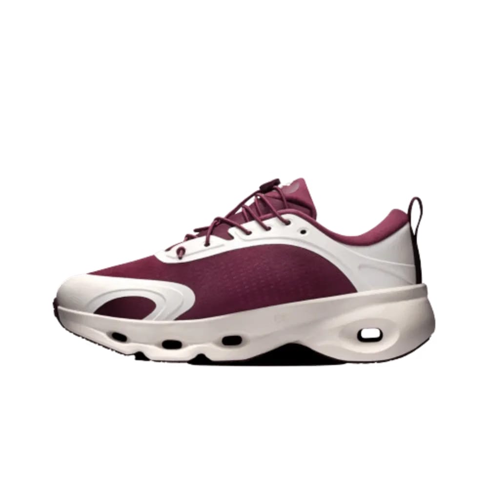 ON Running Cloudsolo Loewe BURGUNDY EGSHELL