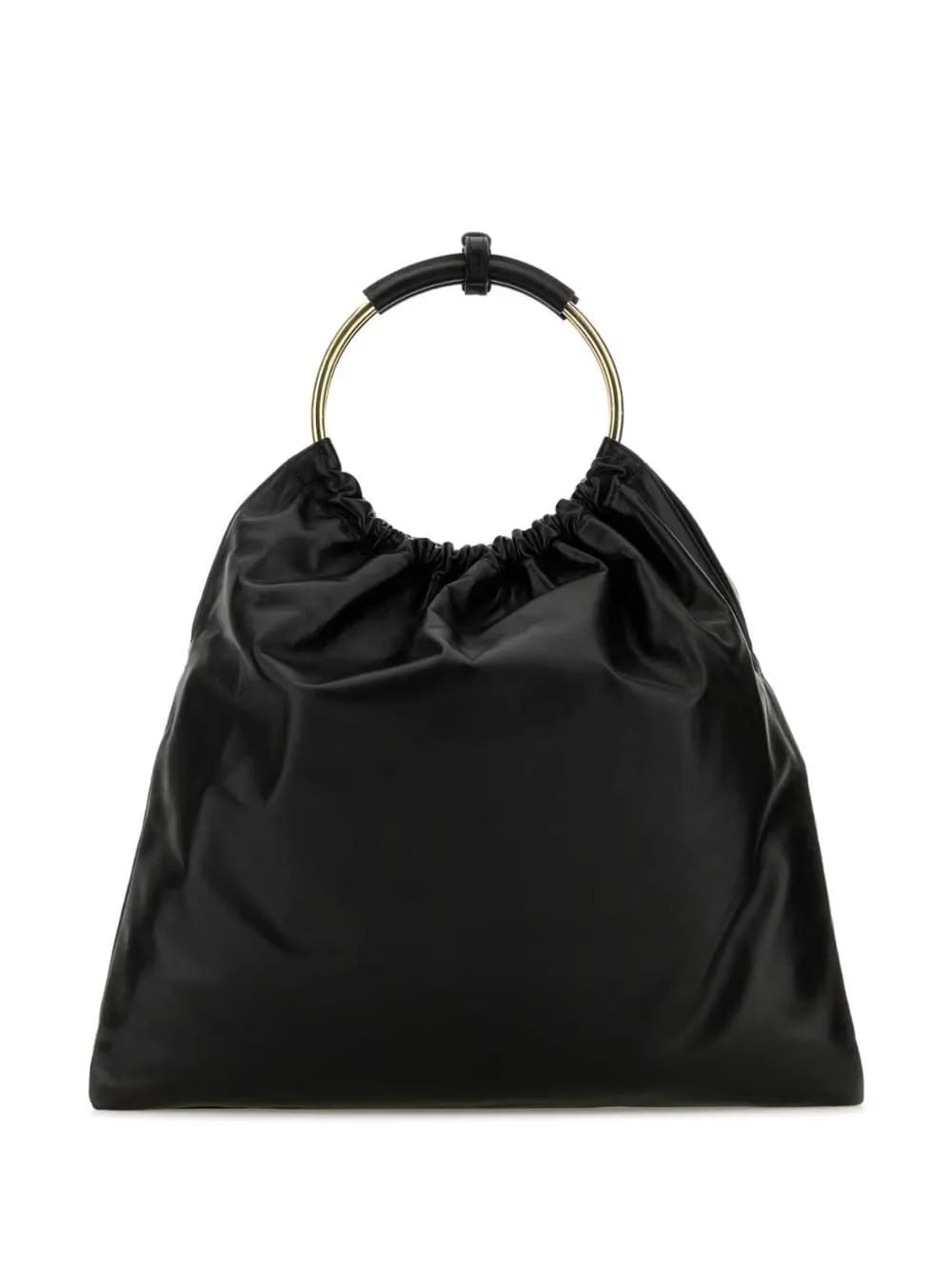 triangle-logo bucket bag