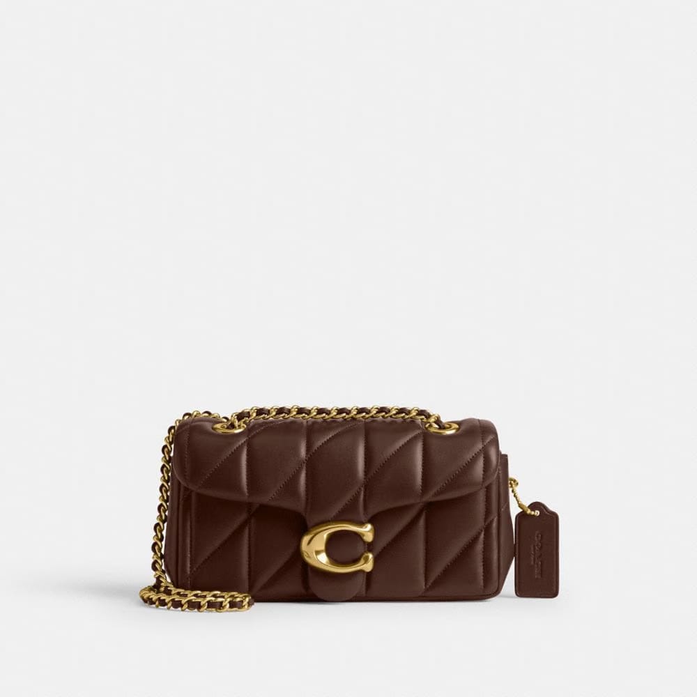 Coach Tabby Shoulder Bag 20 With Pillow Quilting Brass Maple