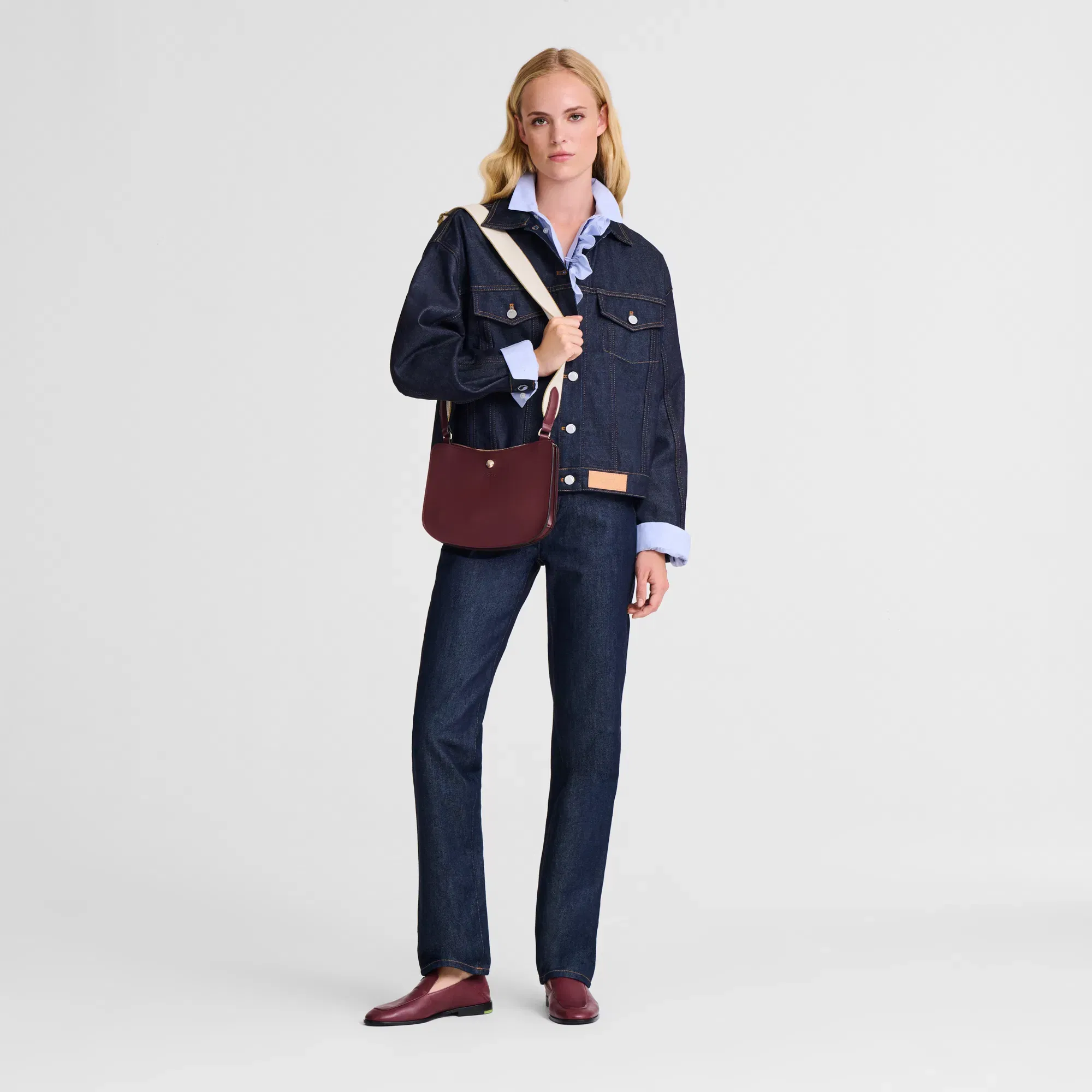 Longchamp Épure Crossbody bag Burgundy