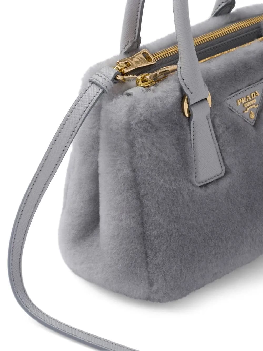 Galleria shearling mini bag