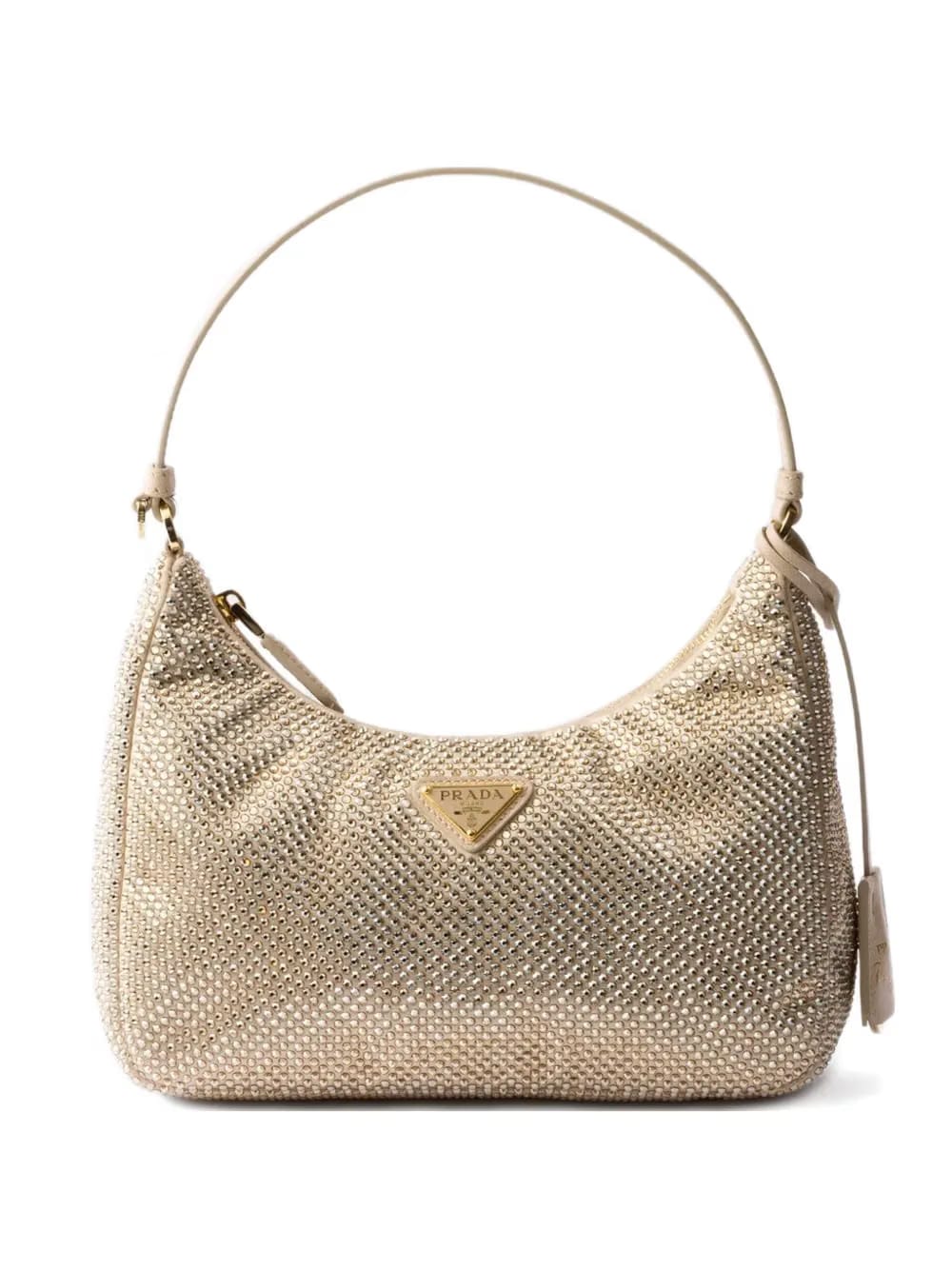Re-Edition crystal-embellished shoulder bag