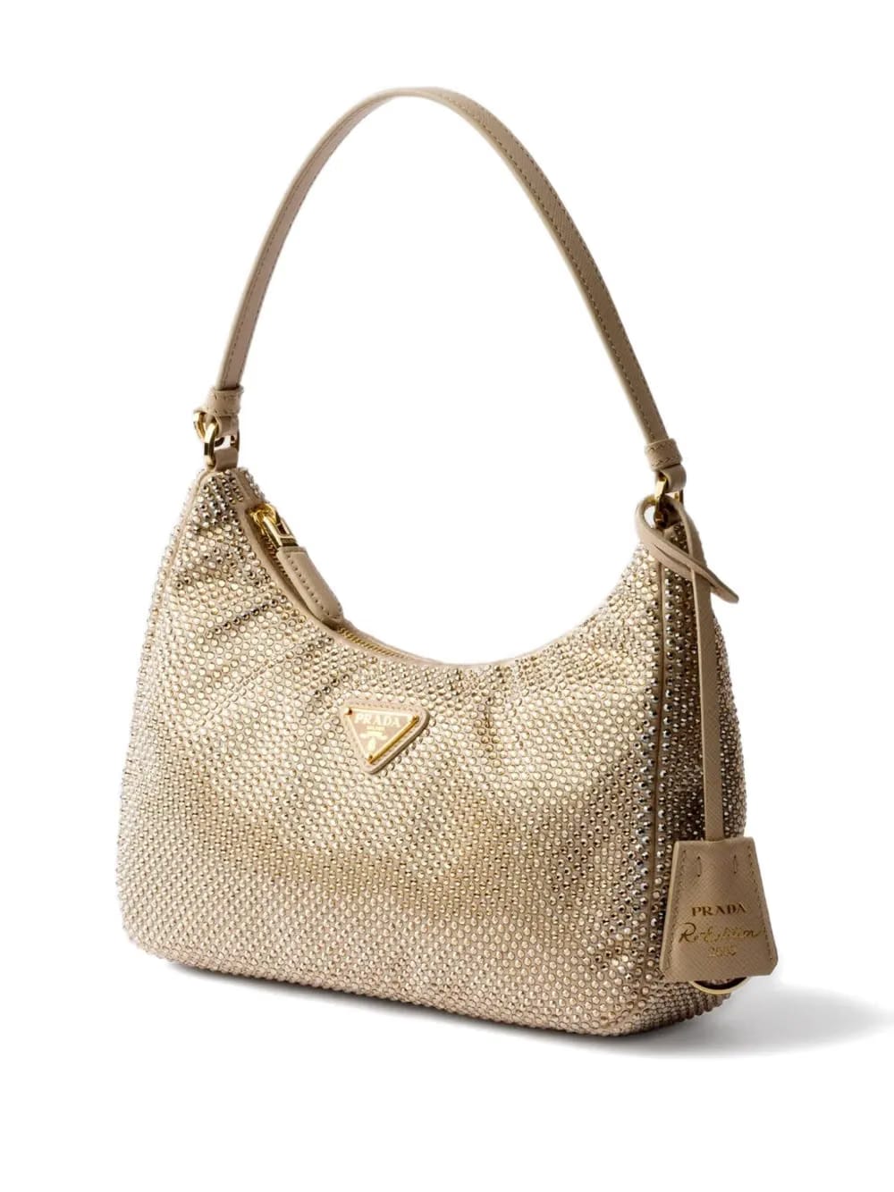 Re-Edition crystal-embellished shoulder bag