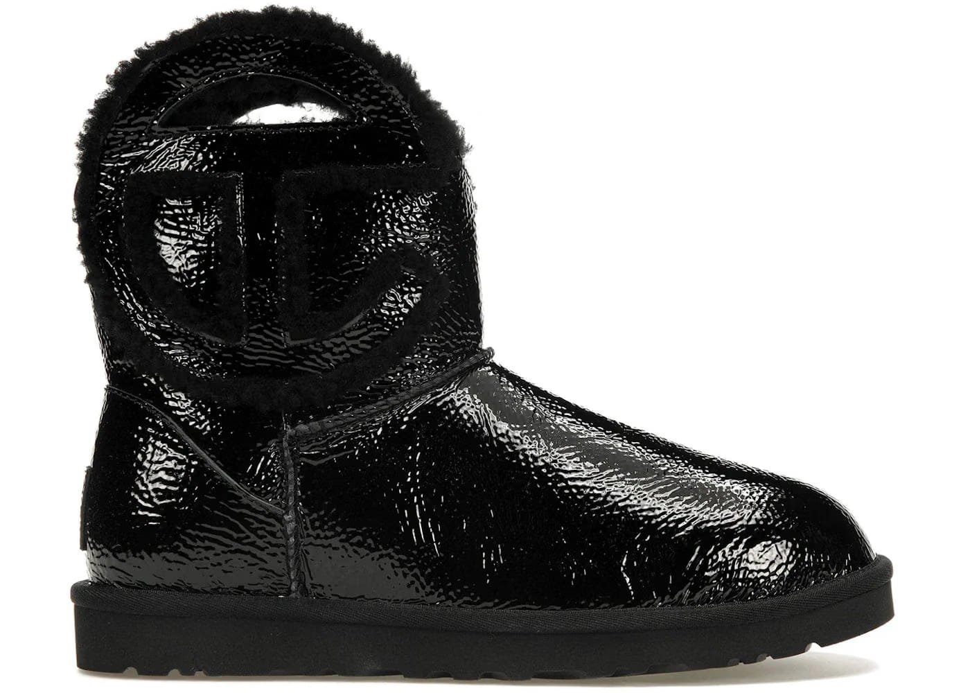 Ugg X Telfar Logo Mini Crinkle Black