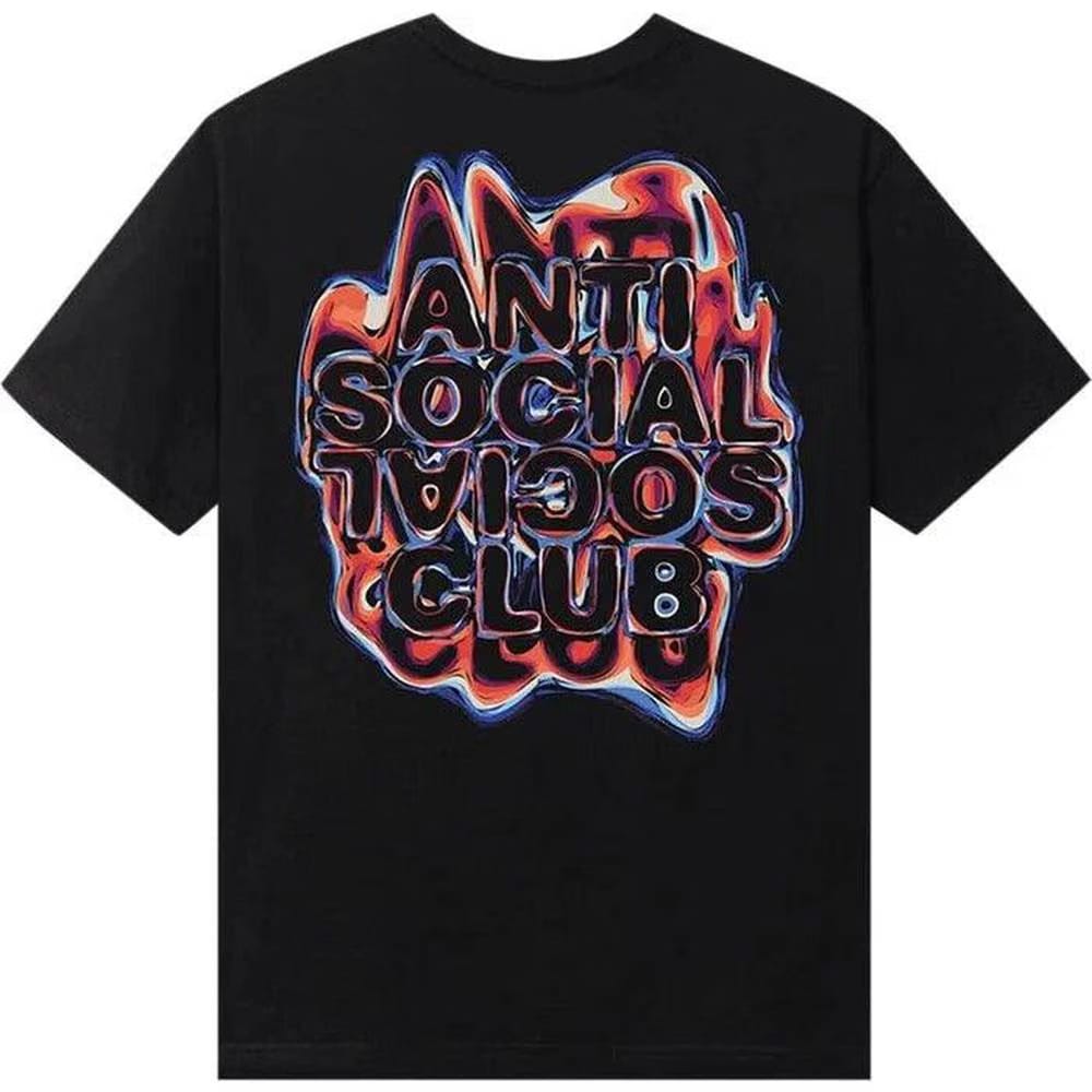 Anti Social Social Club Oil Spill Tee 'Black'