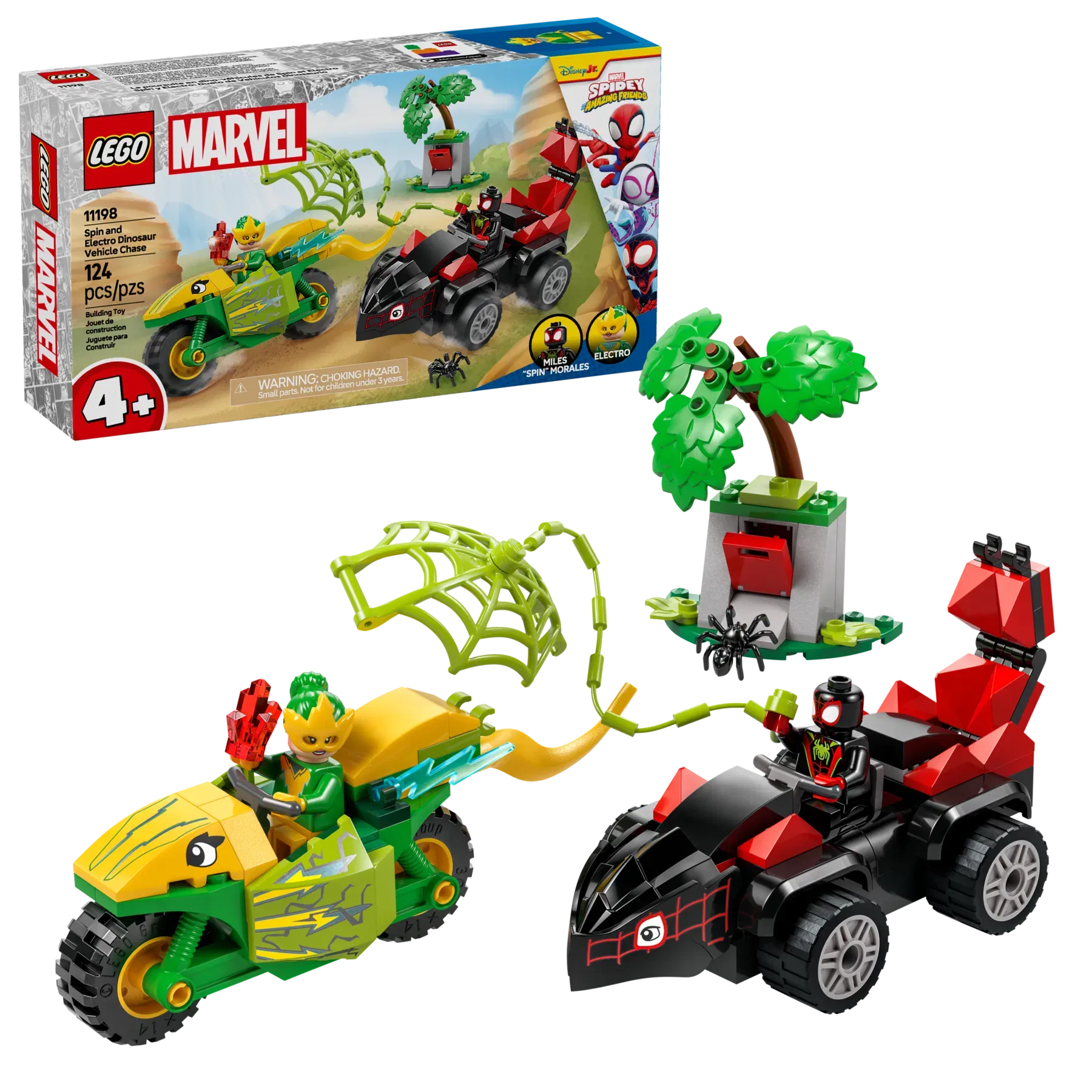 Lego Spin and Electro Dinosaur Vehicle Chase