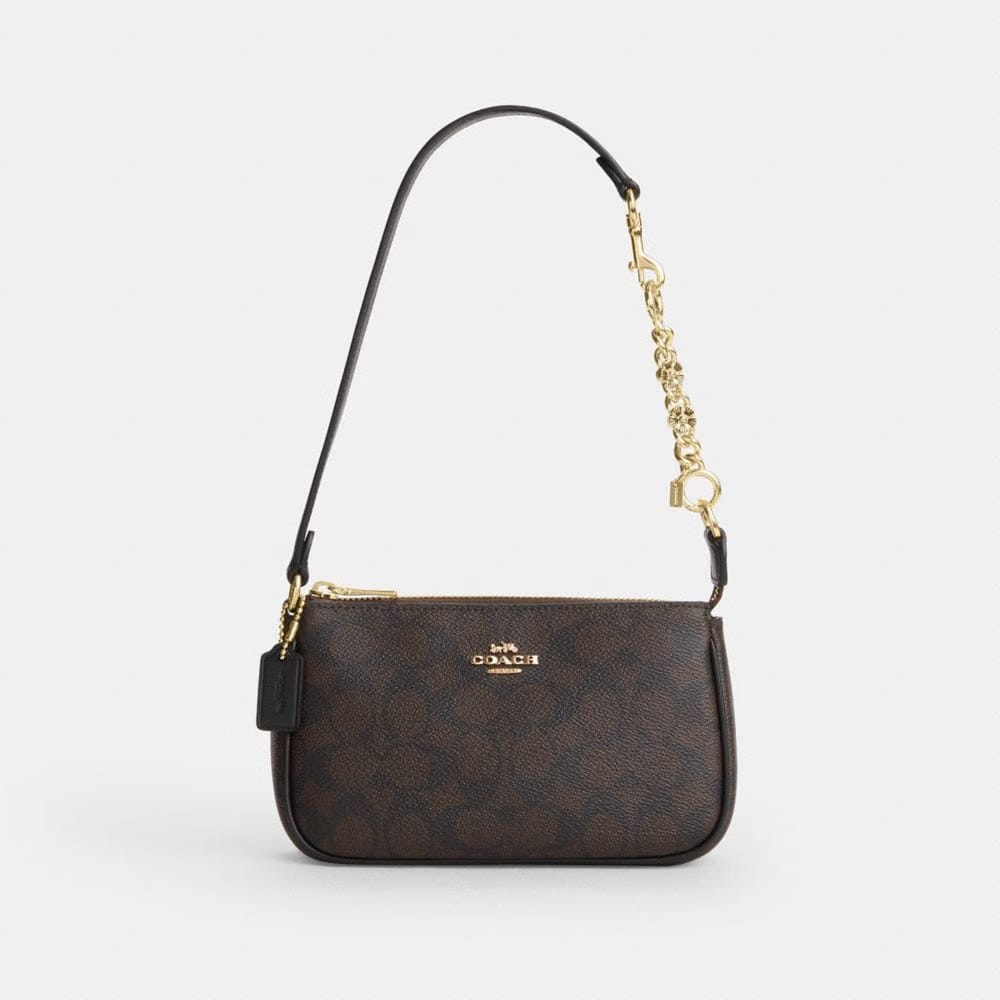 Coach Tea Rose Strap Extender Gold Gold