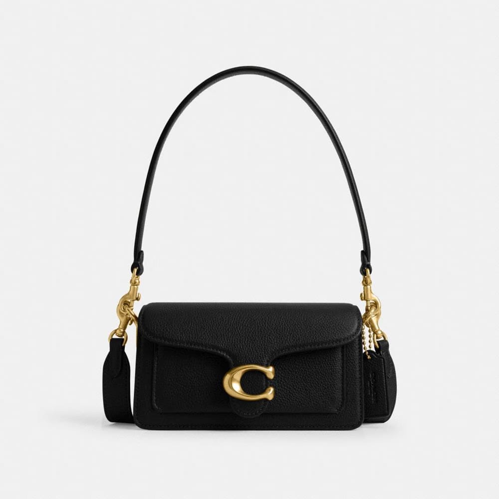 Coach Tabby Shoulder Bag 20 Brass Black