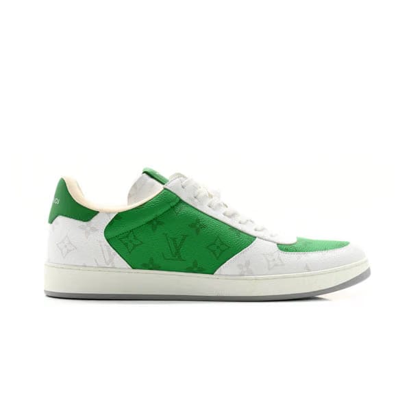 LOUIS VUITTON RIVOLT SNEAKER MONOGRAM GREEN WHITE