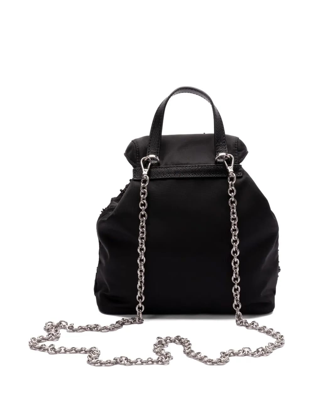 enamel triangle-logo backpack