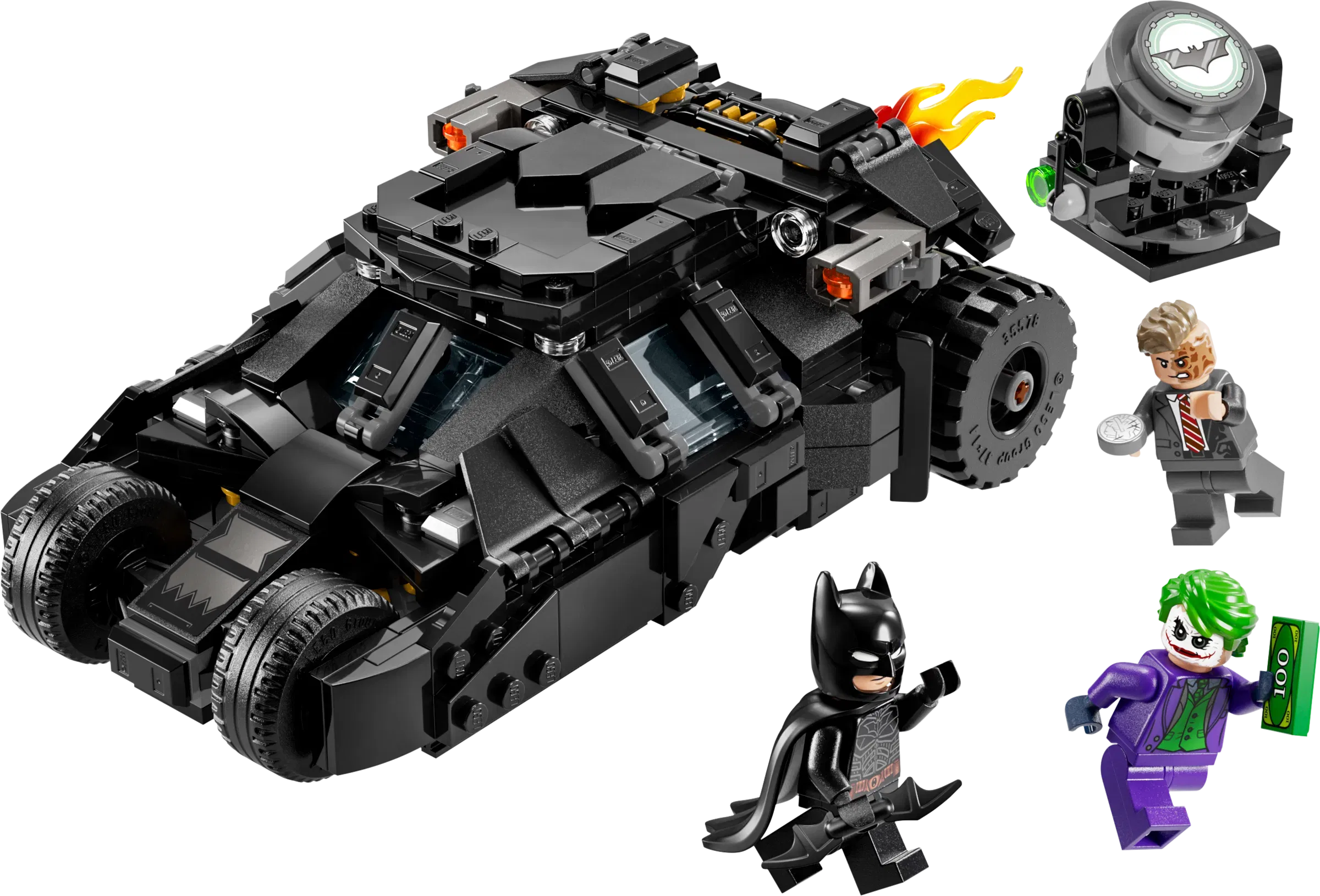Lego Batman Tumbler vs TwoFace  The Joker